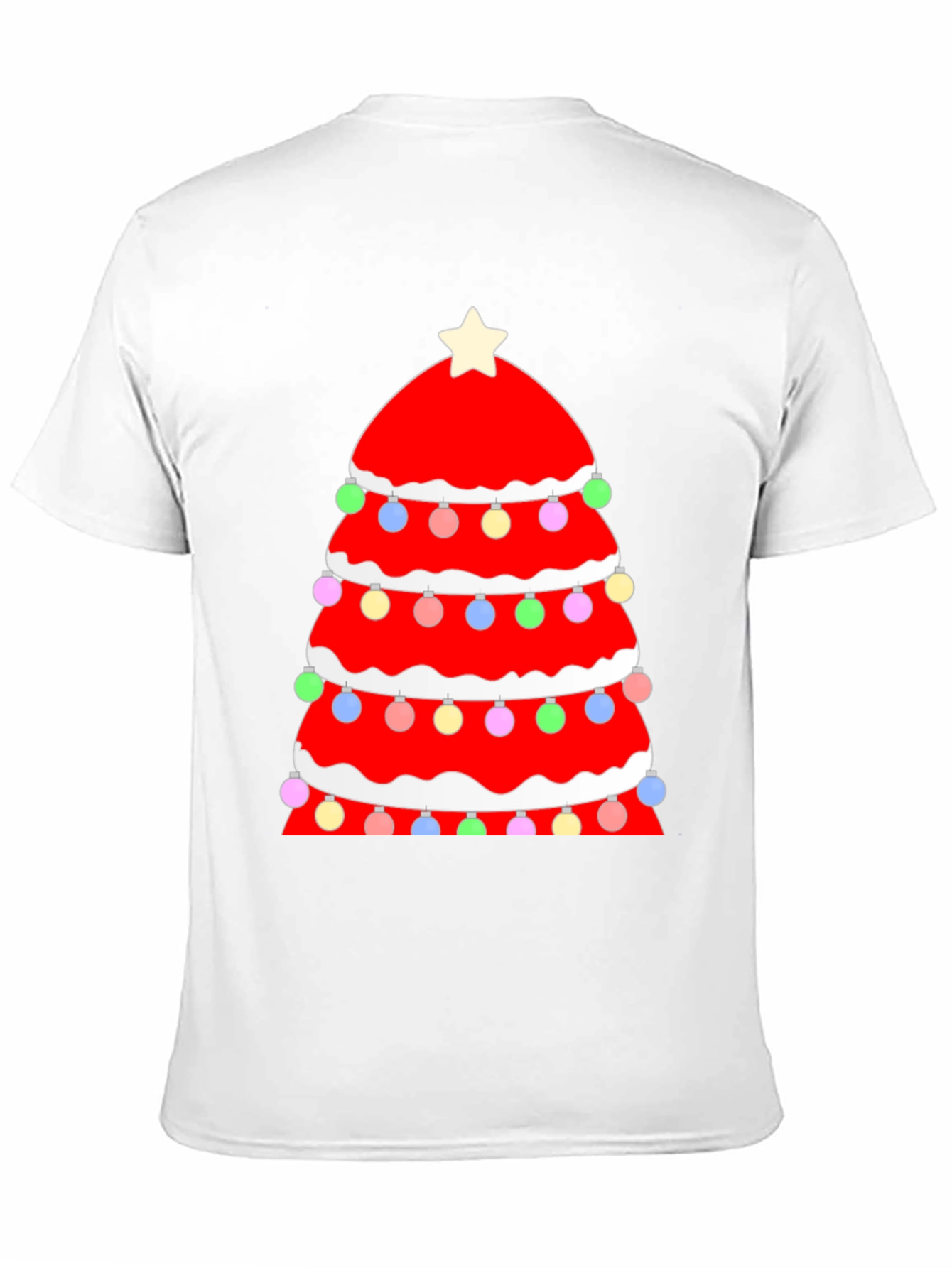 Festive Christmas Tree Graphic Tee