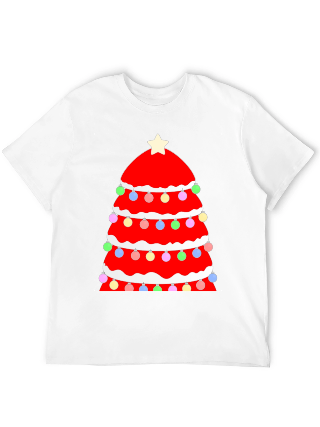 Festive Christmas Tree Graphic Tee