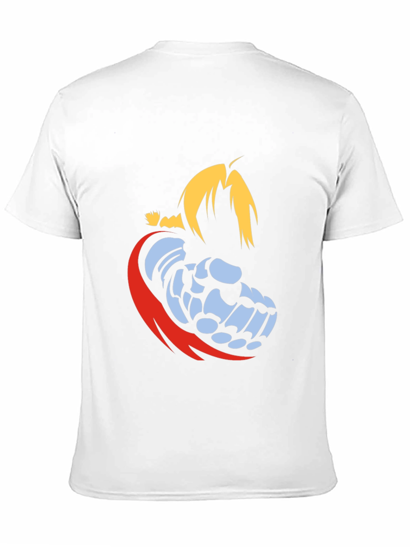 Ed Elric Automail Fist Black T-Shirt