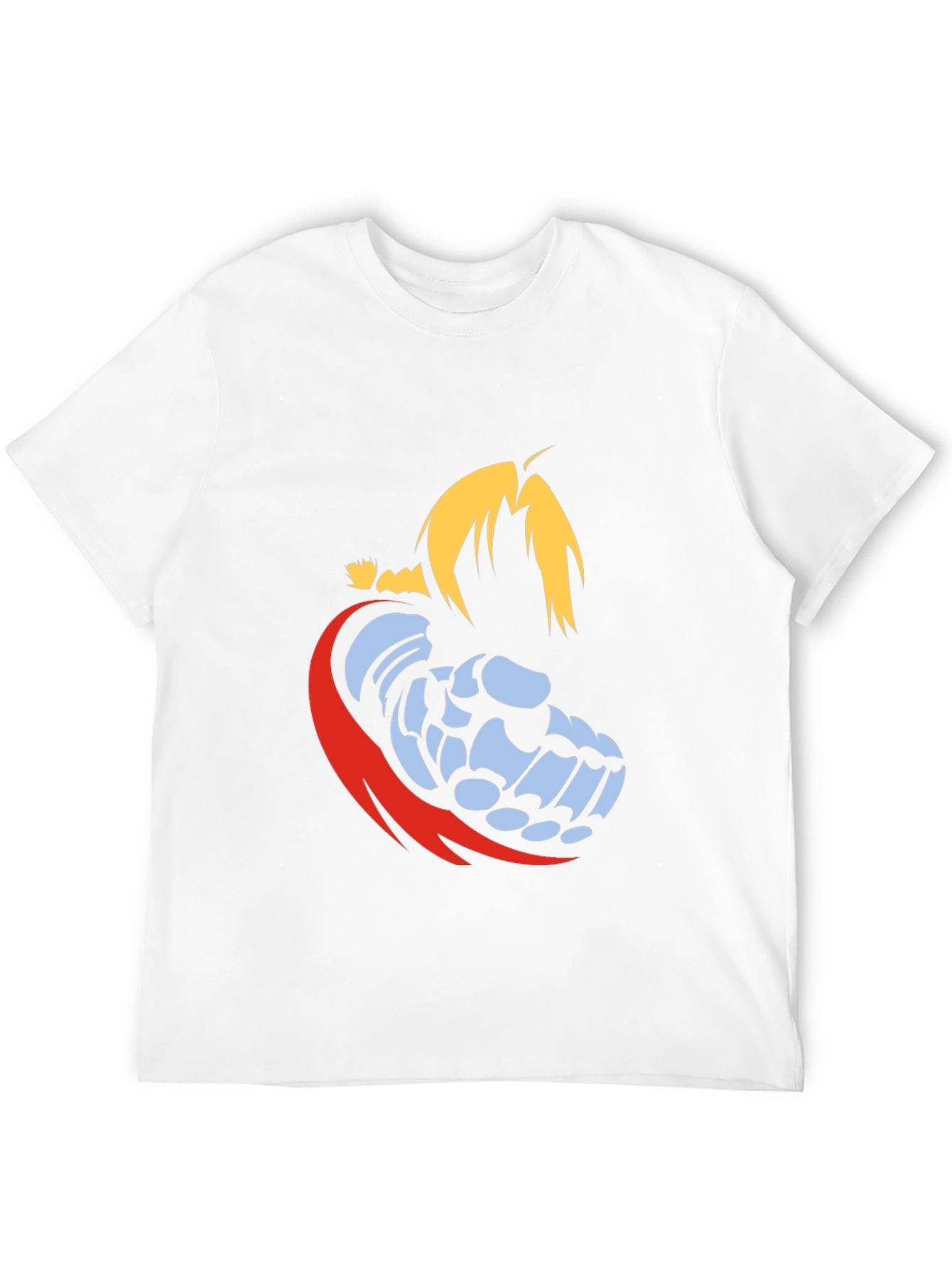 Ed Elric Automail Fist Black T-Shirt