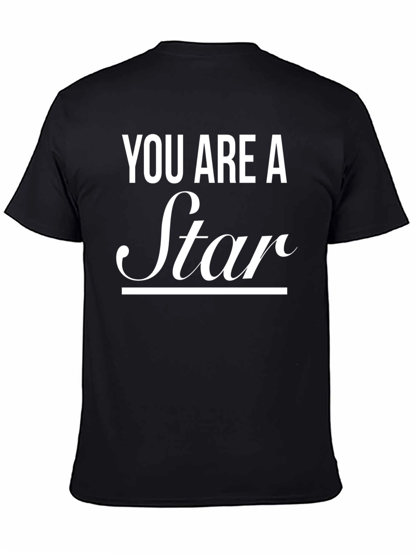 You Are A Star Graphic T-Shirt - Black