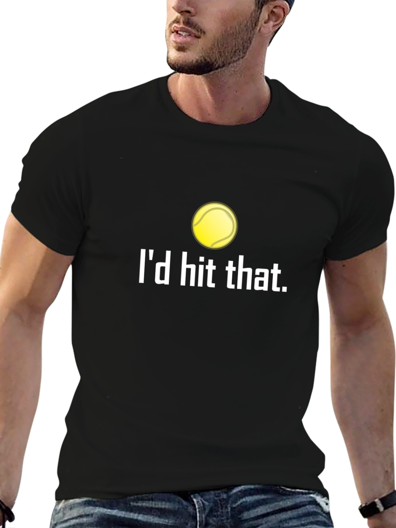 Id Hit That Tennis Graphic Tee