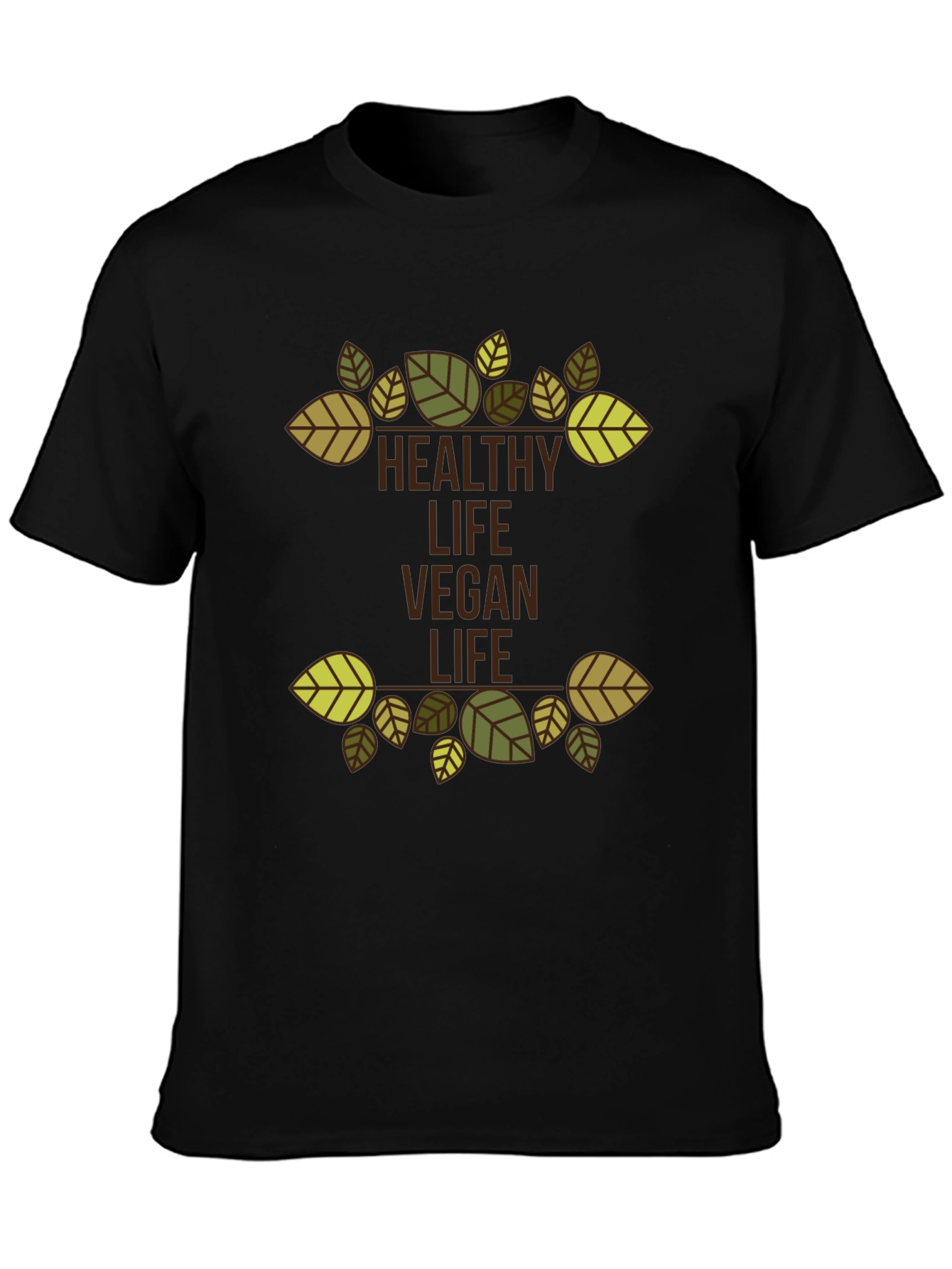 Healthy Vegan Life Graphic Tee