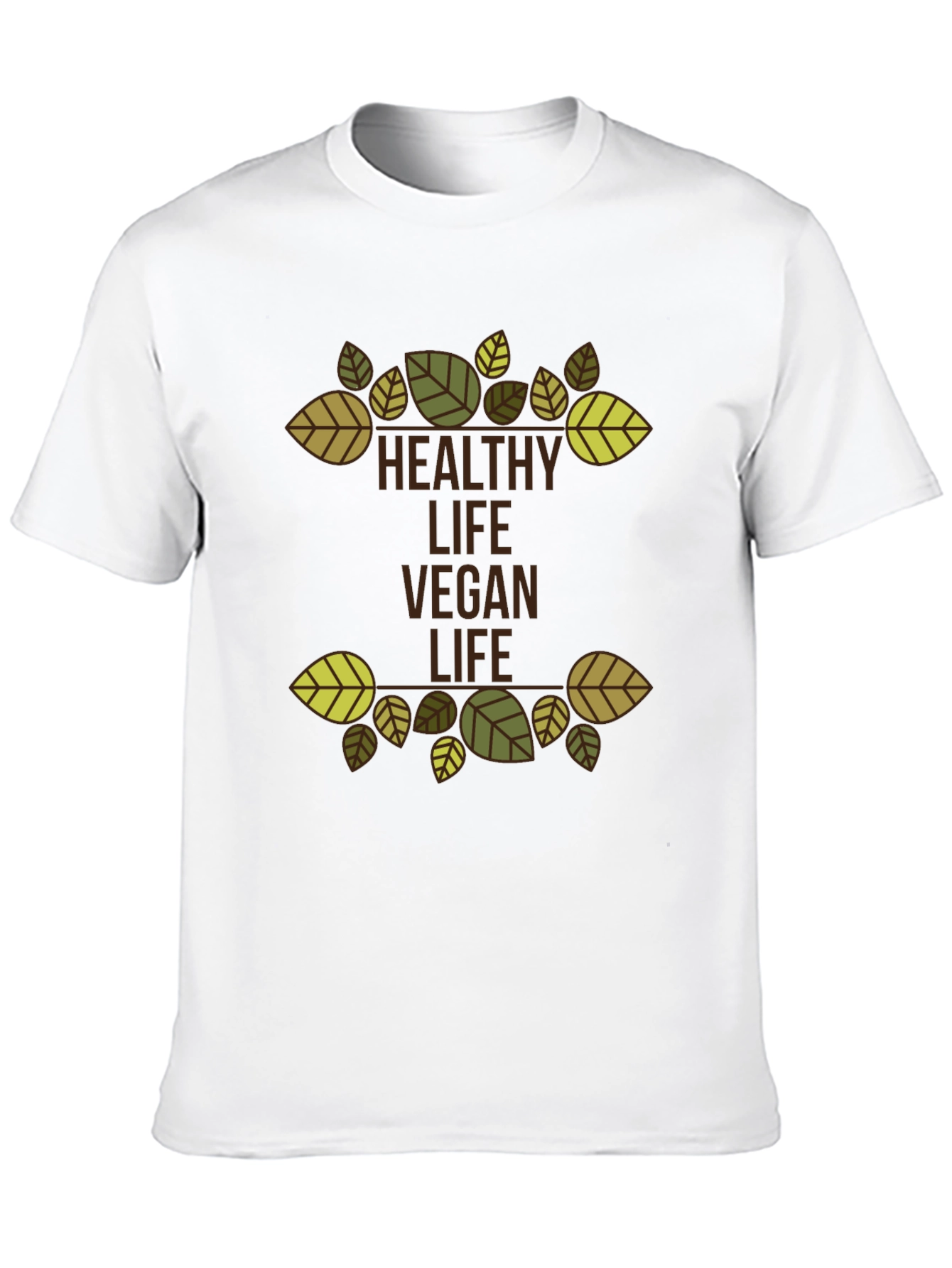 Healthy Vegan Life Graphic Tee