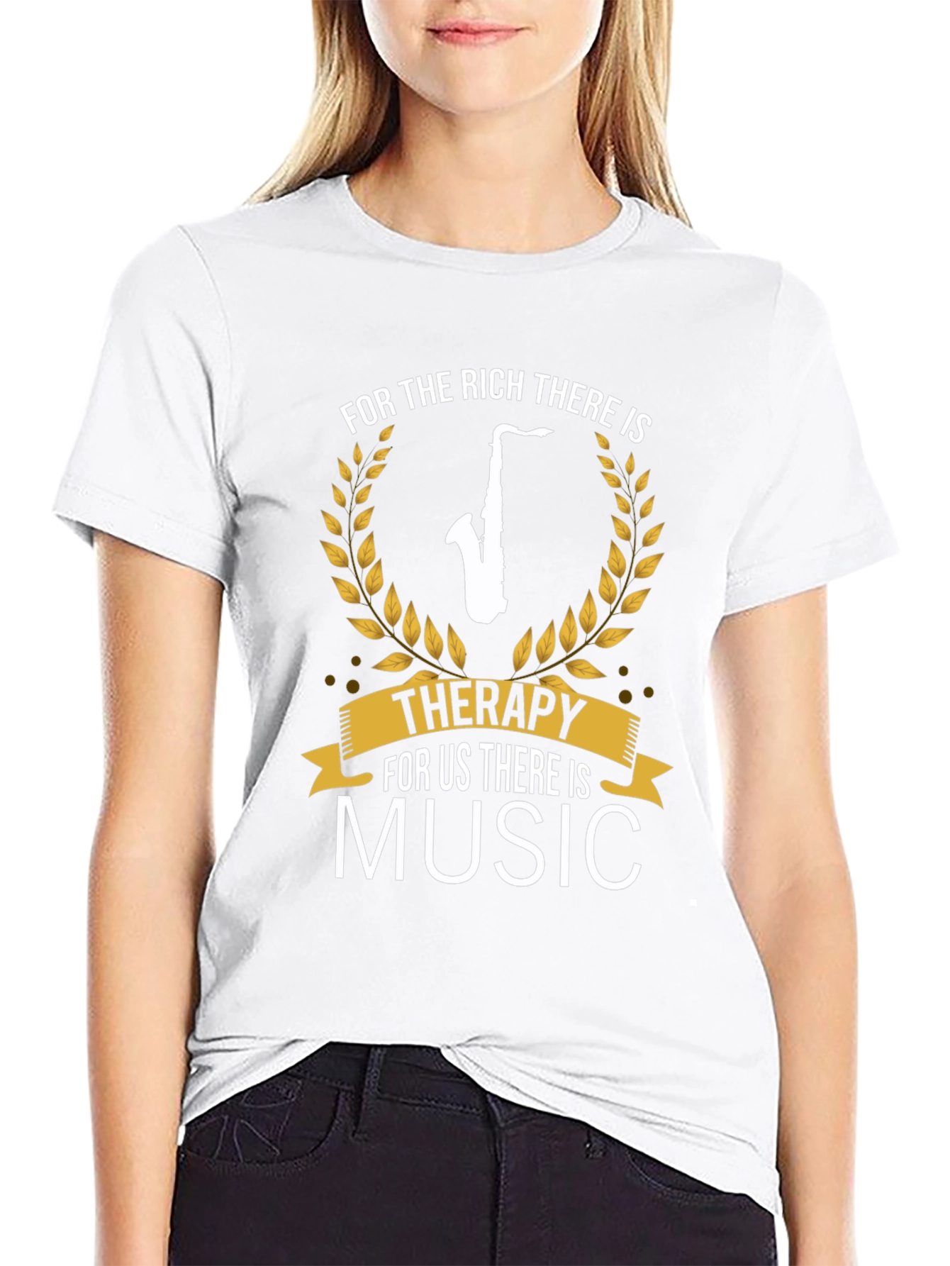 Music Therapy Saxophone T-Shirt