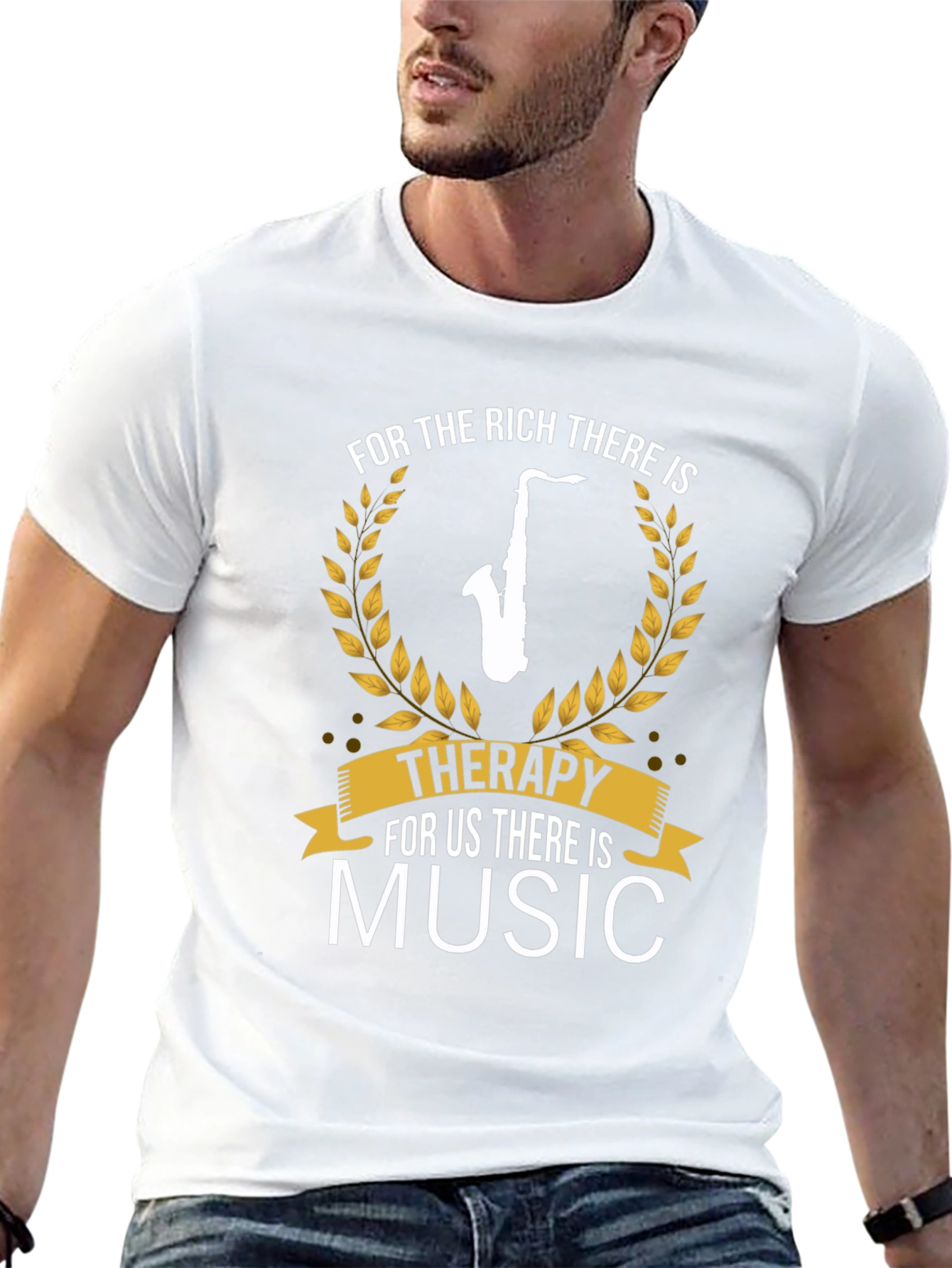 Music Therapy Saxophone T-Shirt