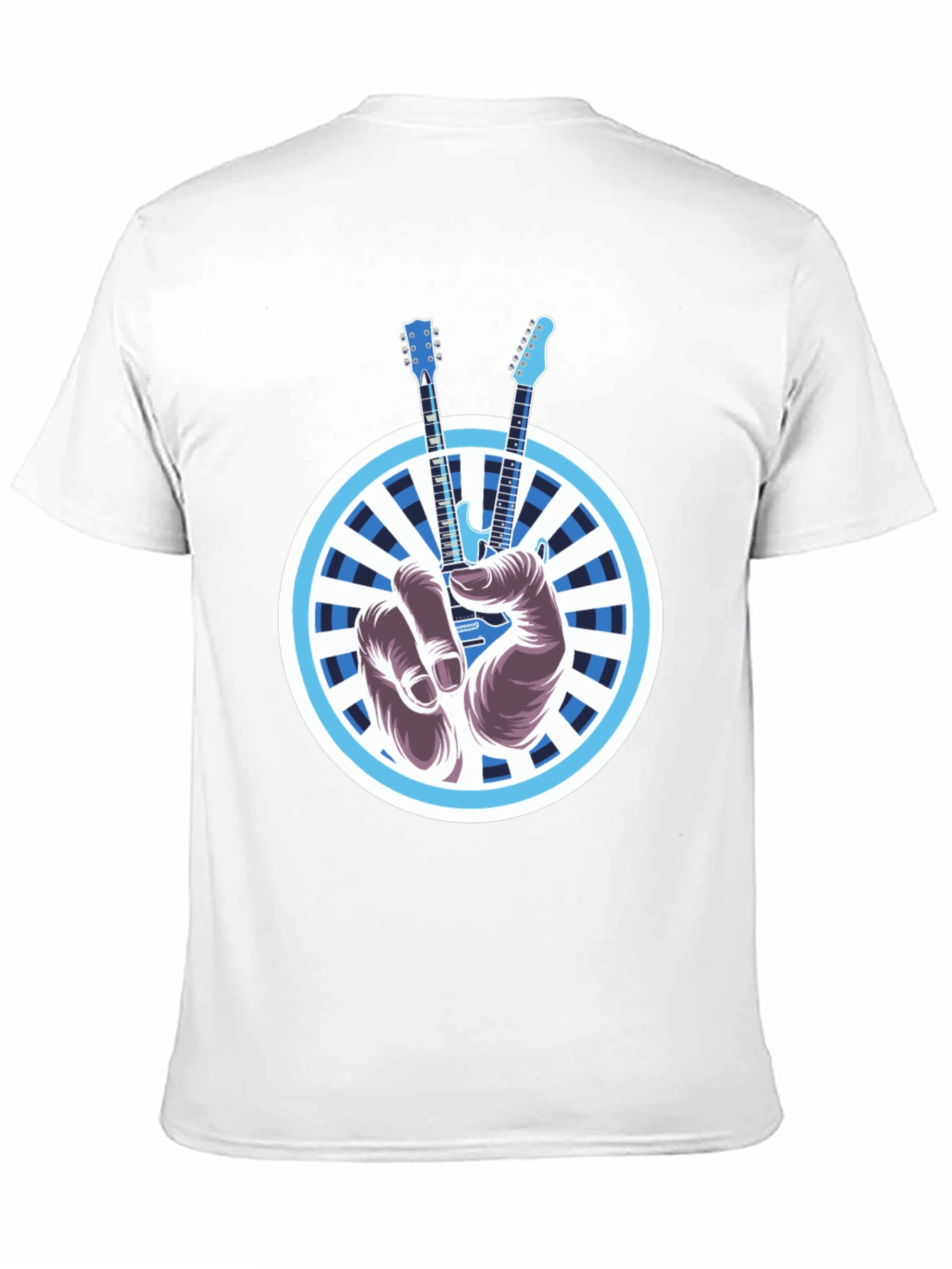 Guitar Peace Sign T-Shirt - Rock On!