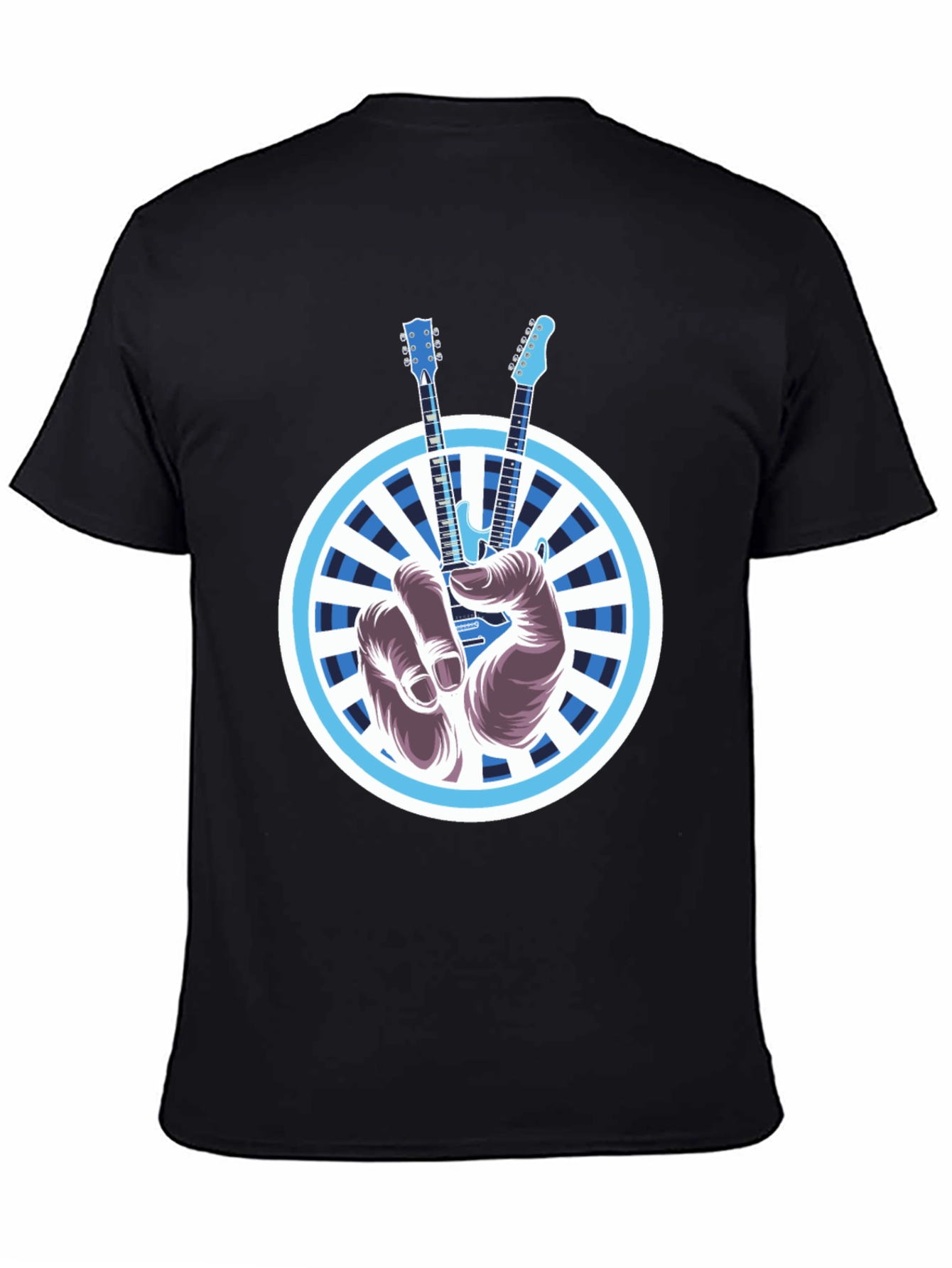 Guitar Peace Sign T-Shirt - Rock On!