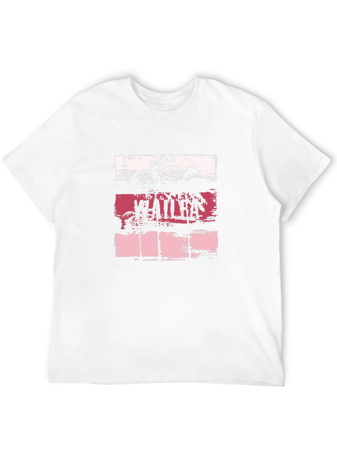 Wailea Palm Tree Graphic T-Shirt - Black