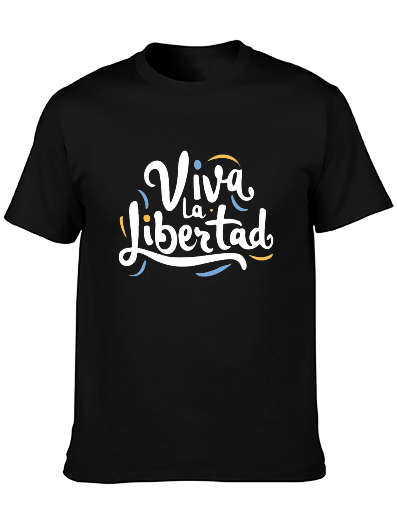 Viva La Libertad Graphic T-Shirt - Black