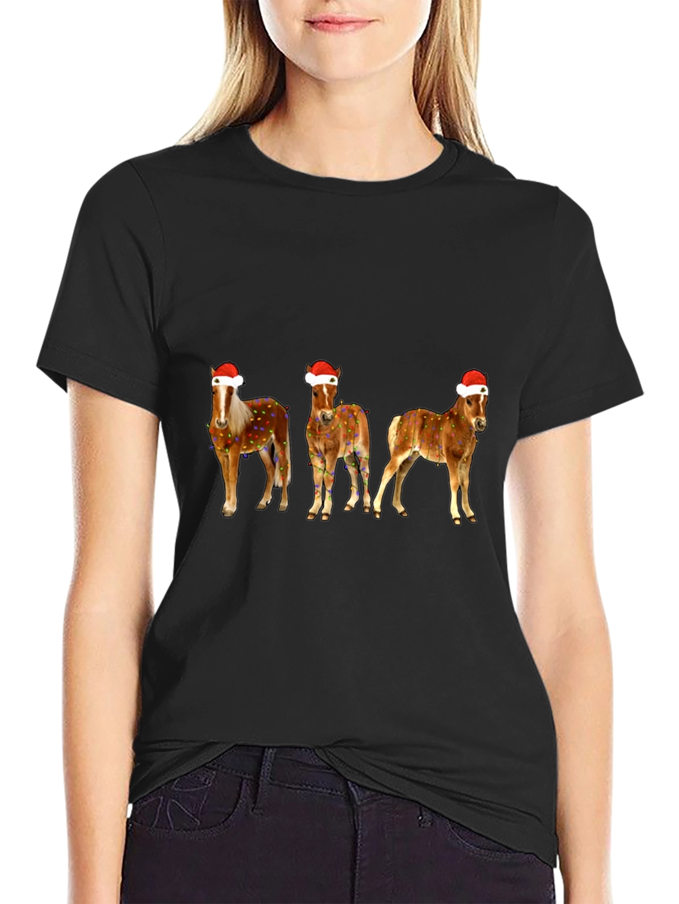 Festive Horse Christmas Tee