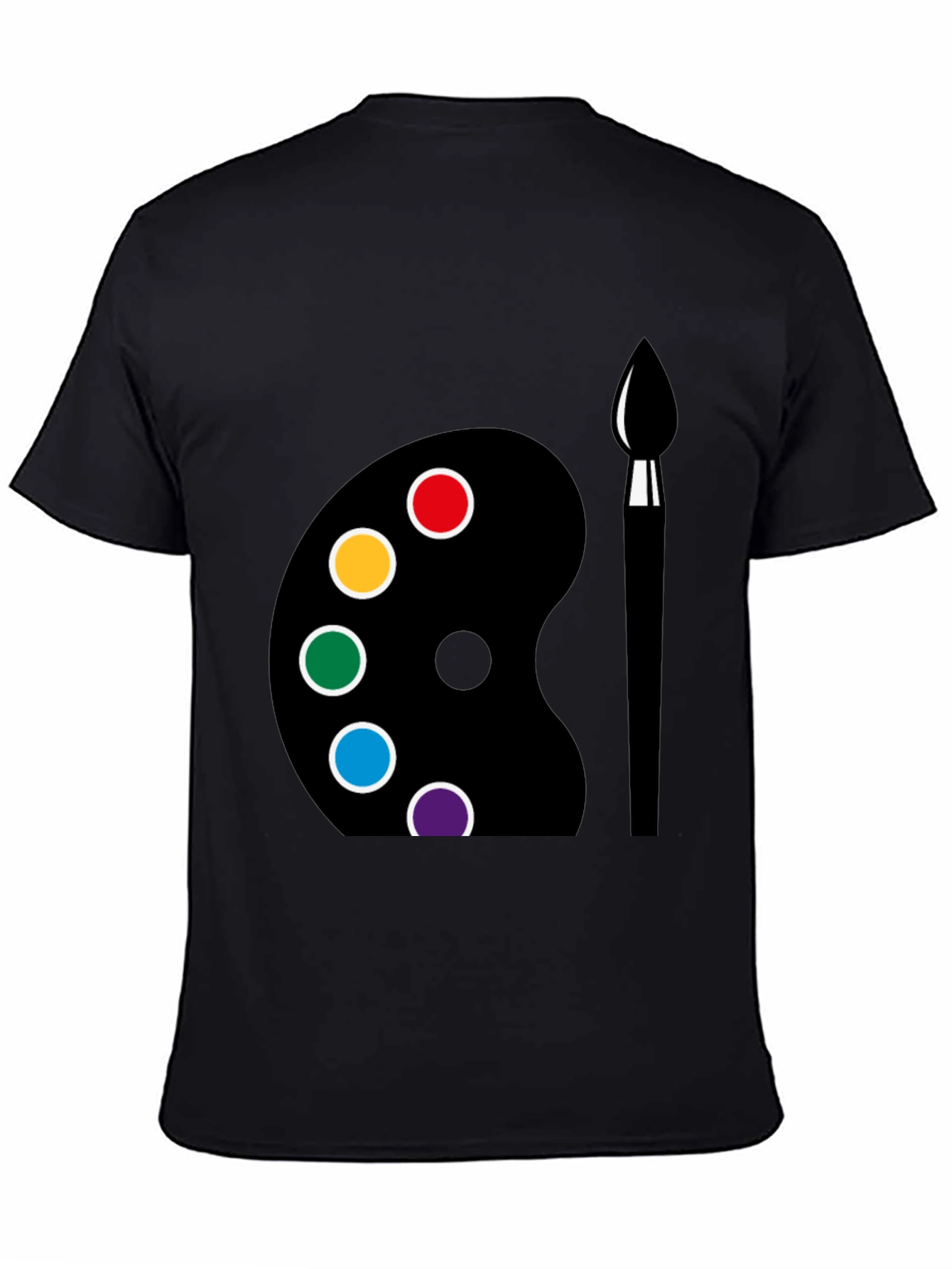 Art Palette Graphic Tee - Creative Design