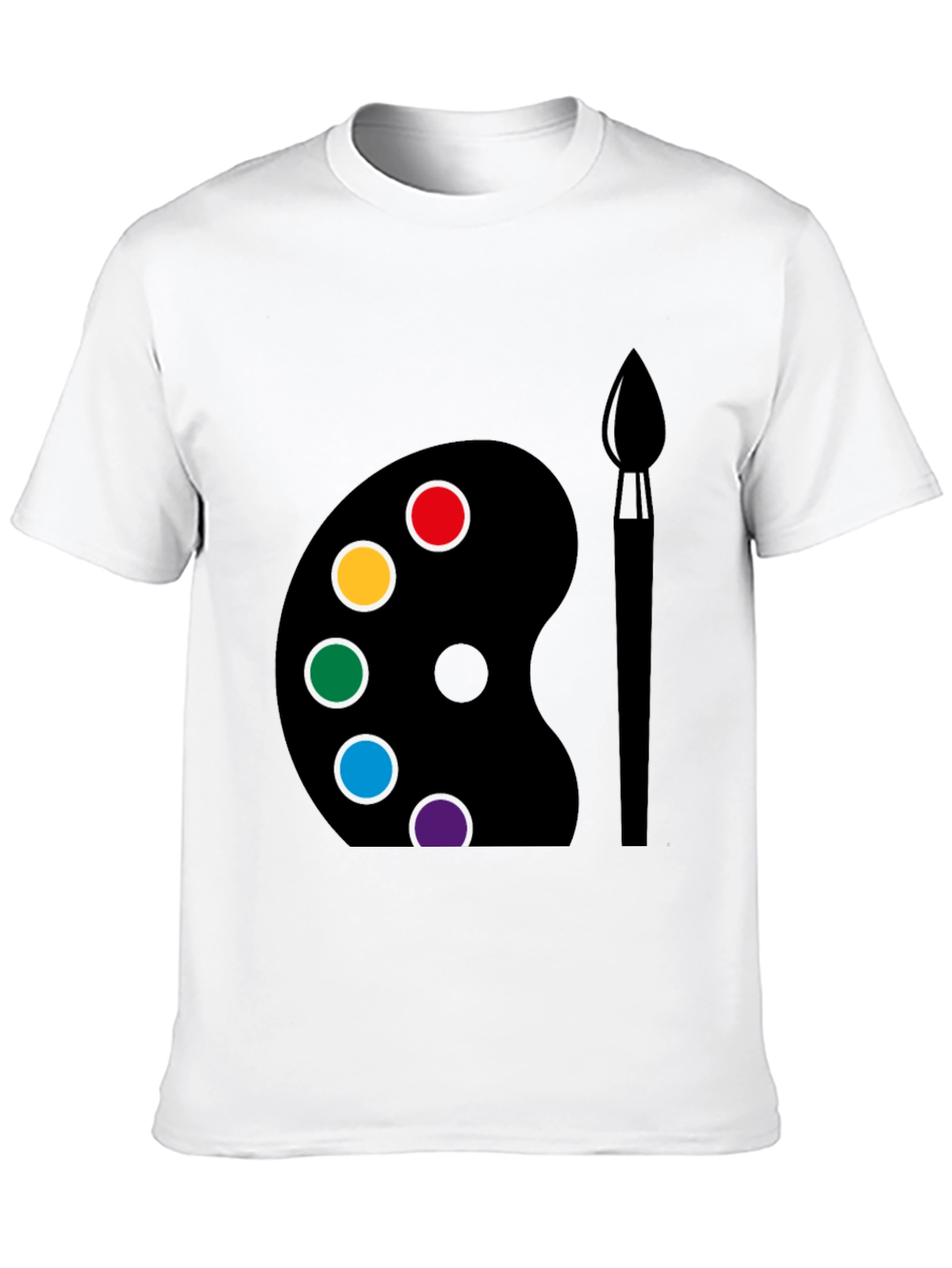 Art Palette Graphic Tee - Creative Design
