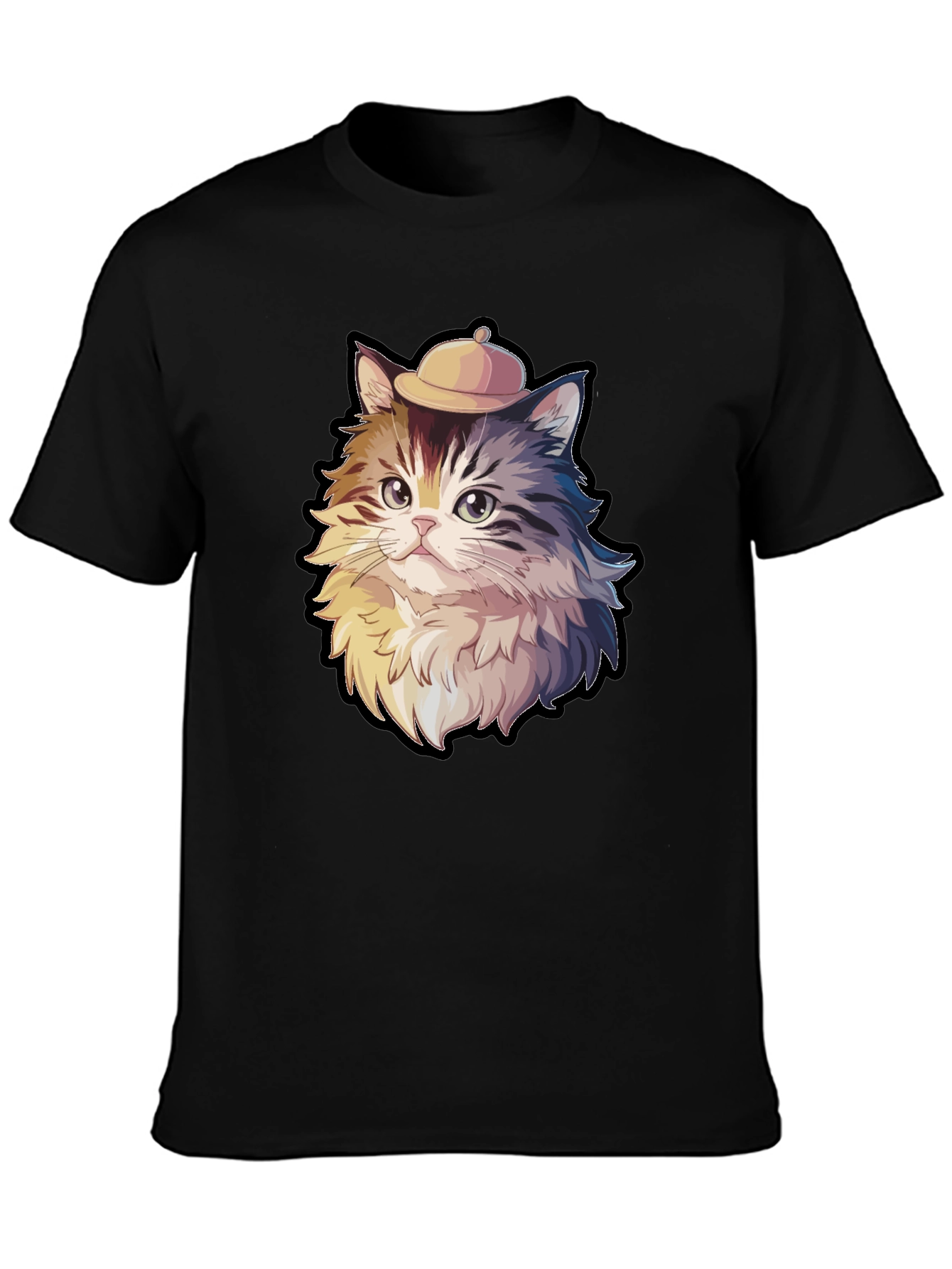 Cat in Hat Graphic Tee