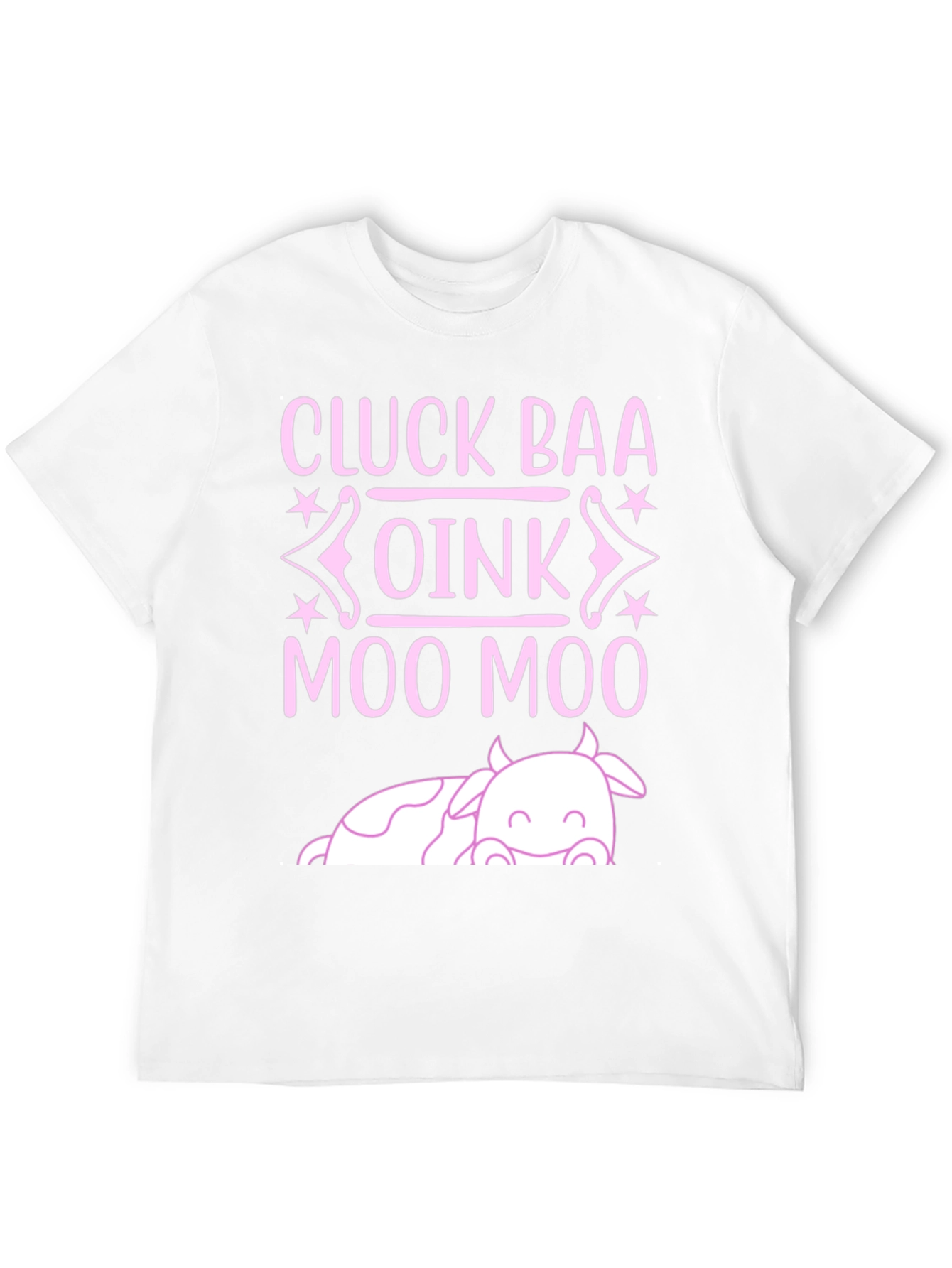 Cluck Baa Oink Moo Farmer T-Shirt