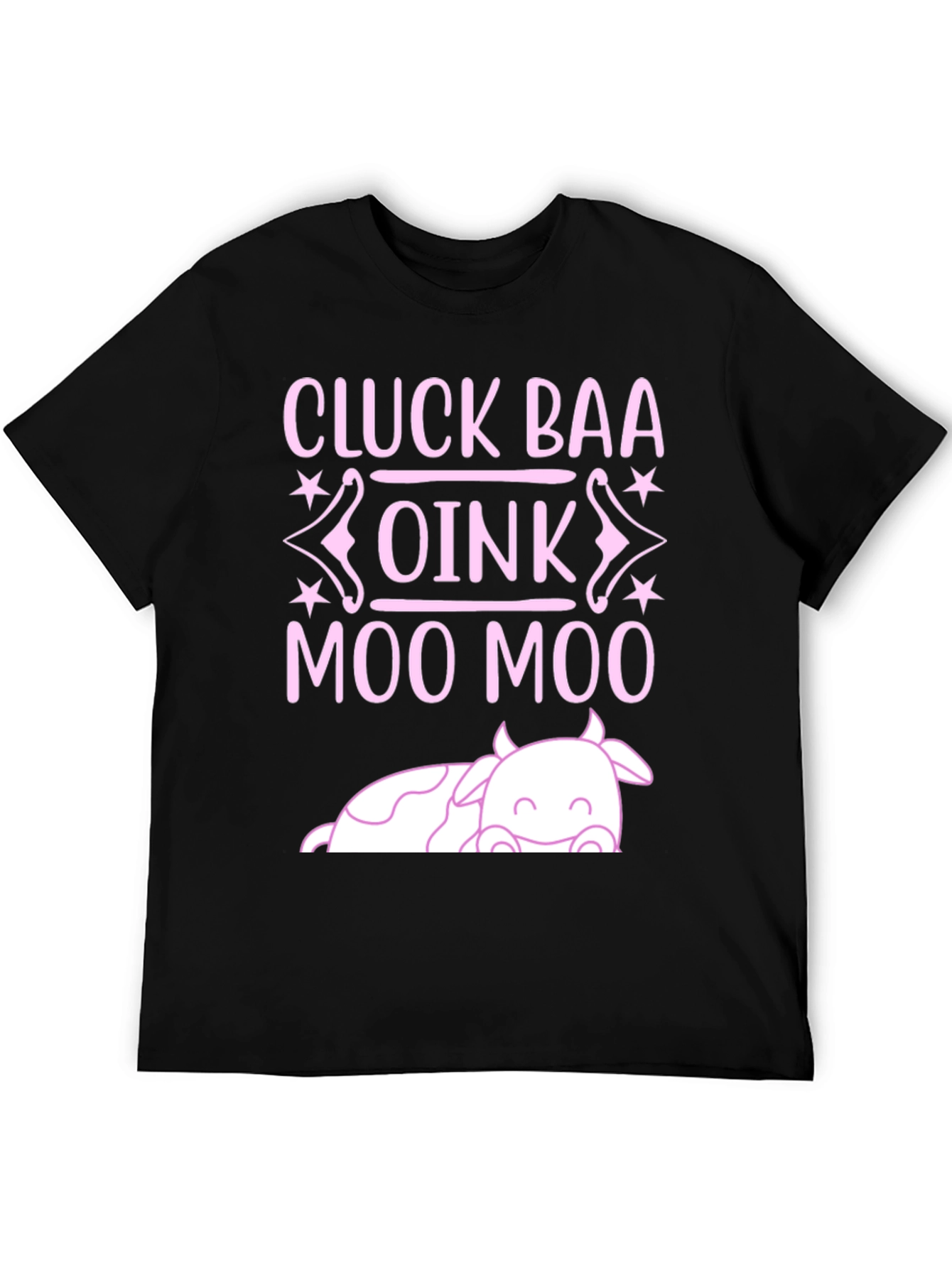 Cluck Baa Oink Moo Farmer T-Shirt