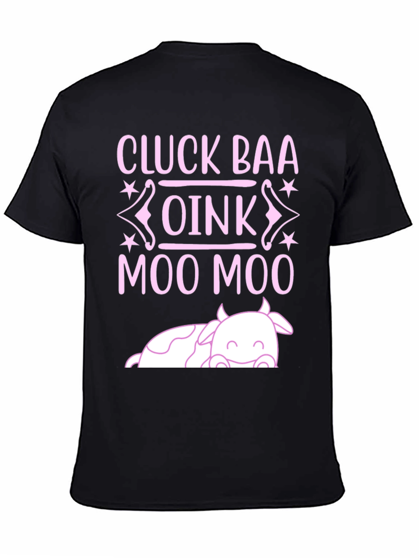 Cluck Baa Oink Moo Farmer T-Shirt