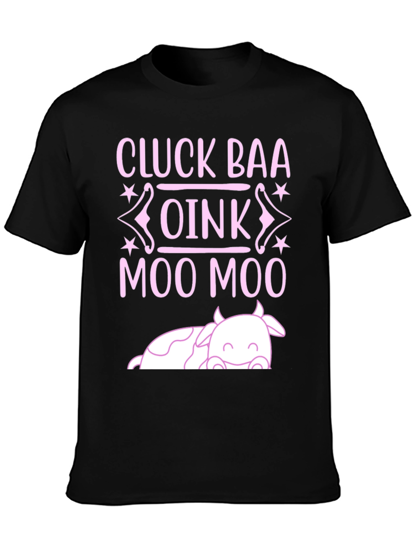 Cluck Baa Oink Moo Farmer T-Shirt
