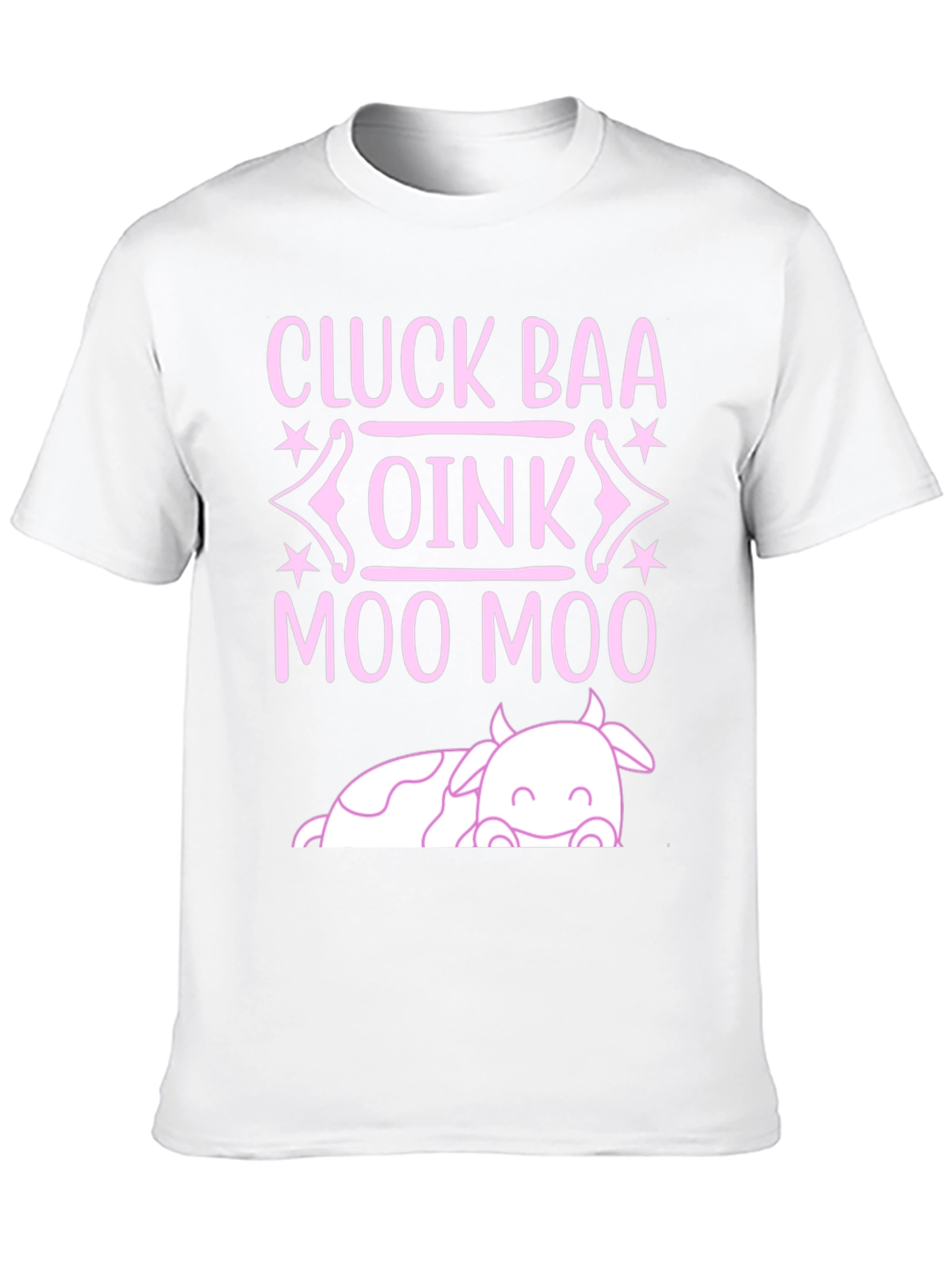 Cluck Baa Oink Moo Farmer T-Shirt
