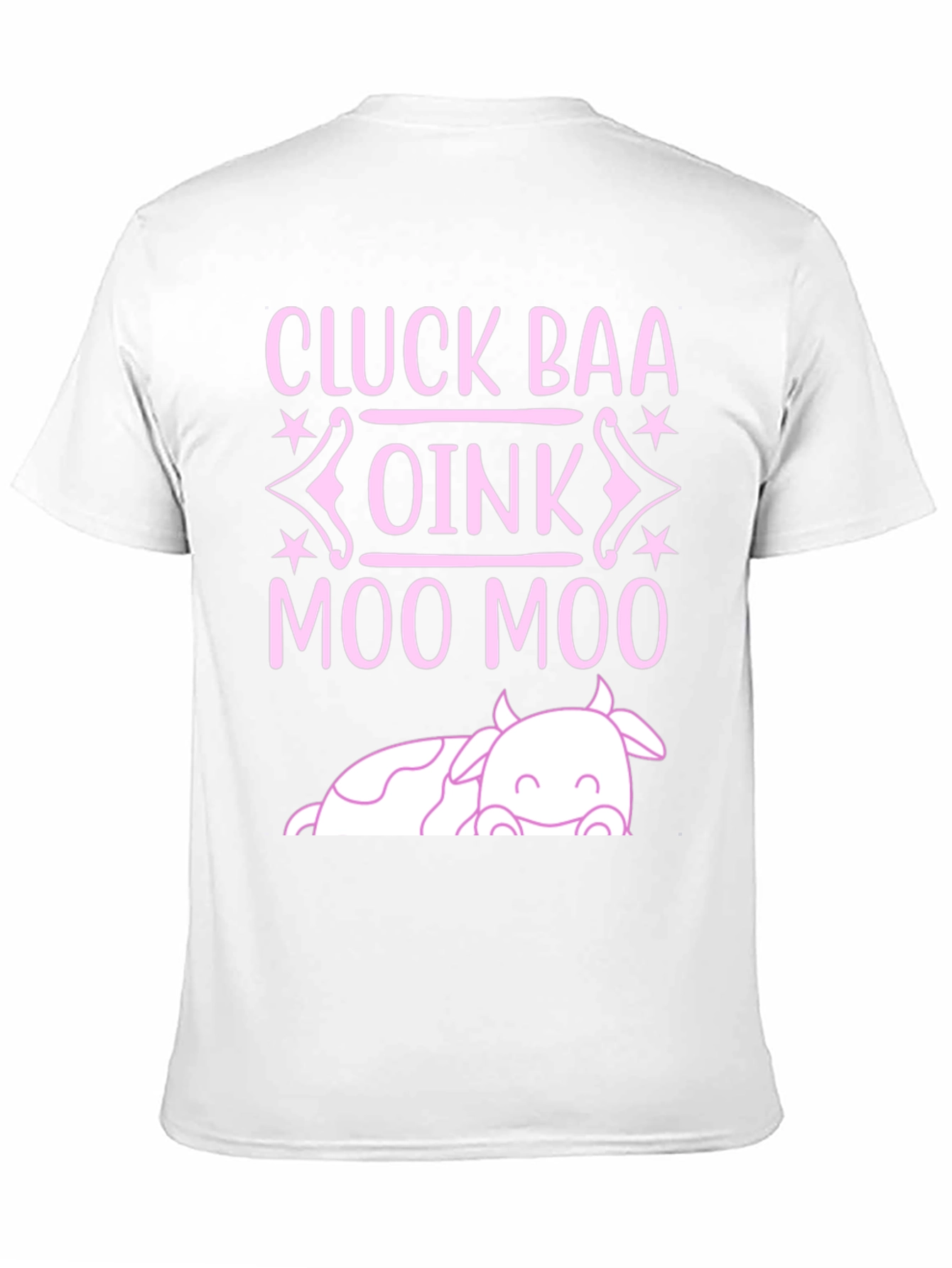 Cluck Baa Oink Moo Farmer T-Shirt