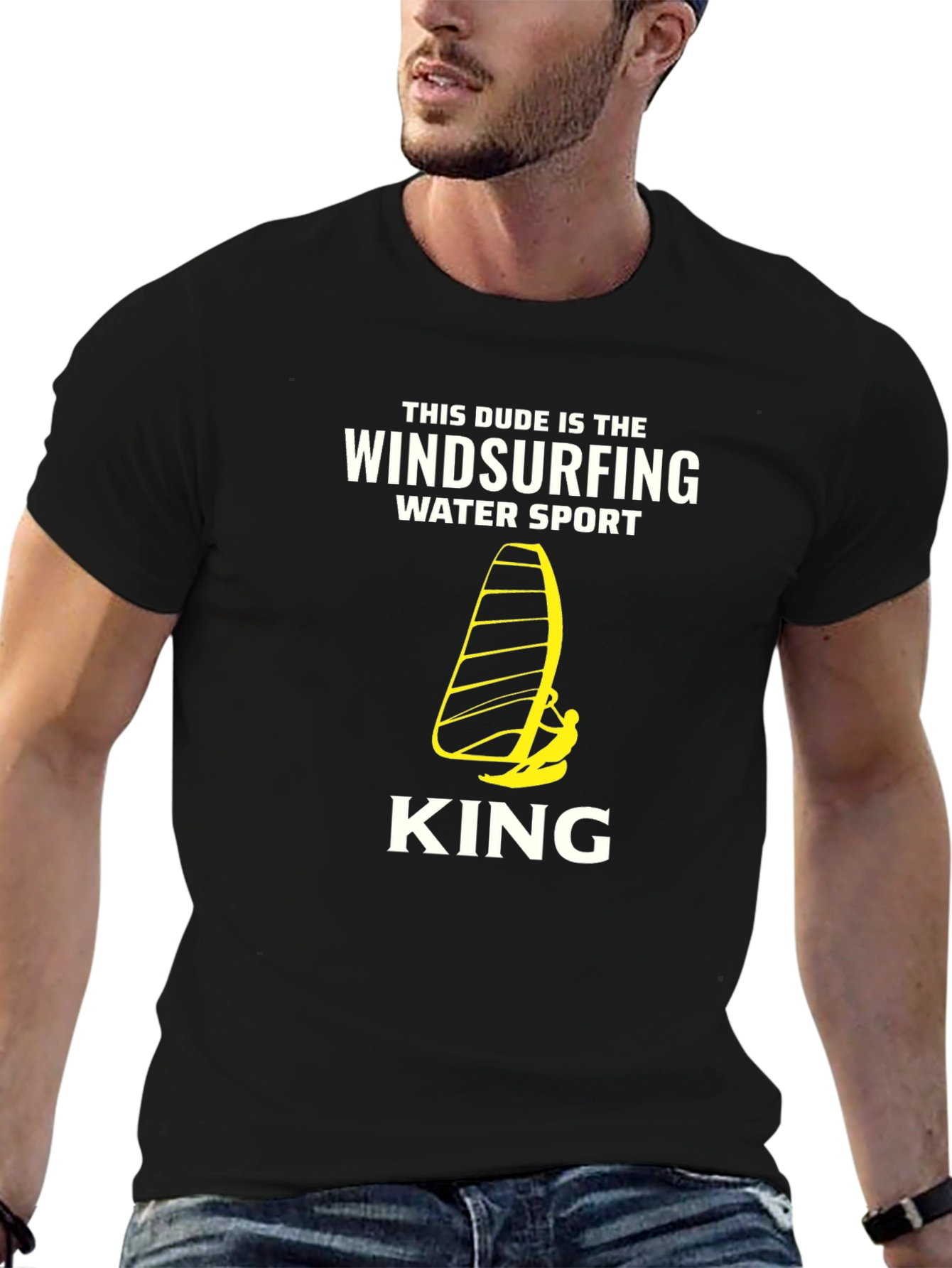 Windsurfing King Graphic Tee