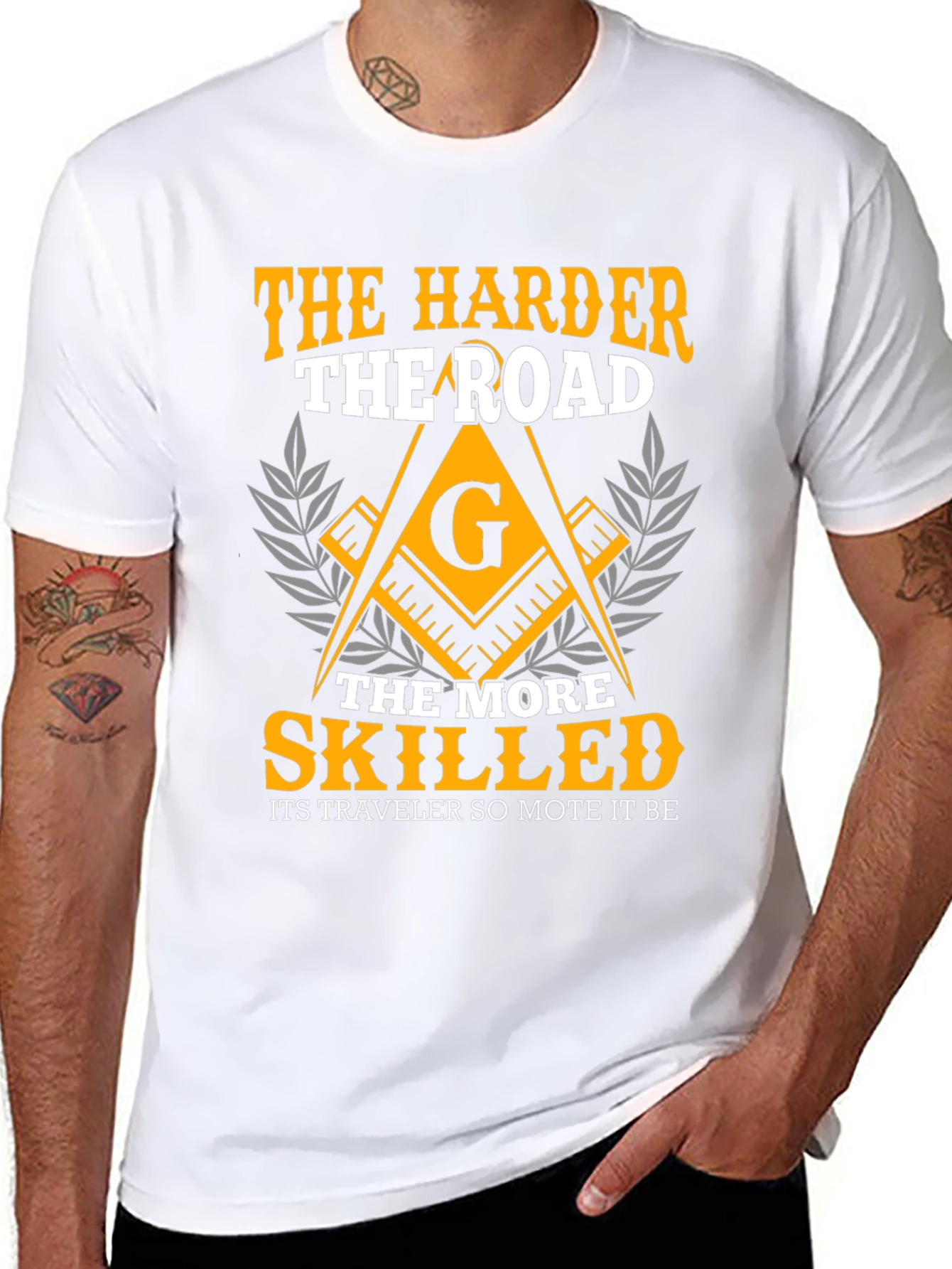 The Harder the Road Freemason T-Shirt