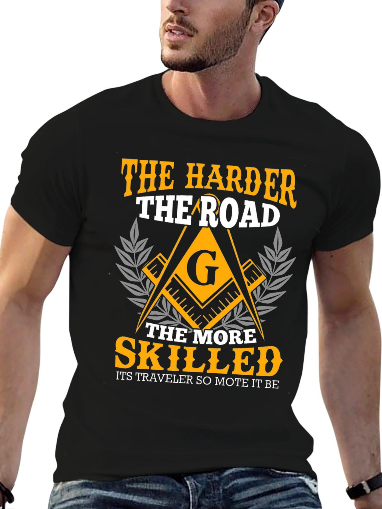 The Harder the Road Freemason T-Shirt