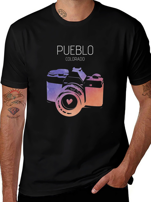 Pueblo Colorado Camera Graphic Tee