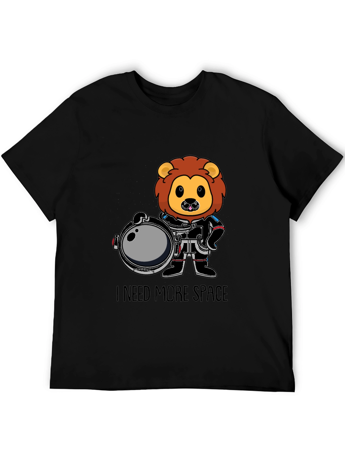 Lion Astronaut T-Shirt - I Need More Space