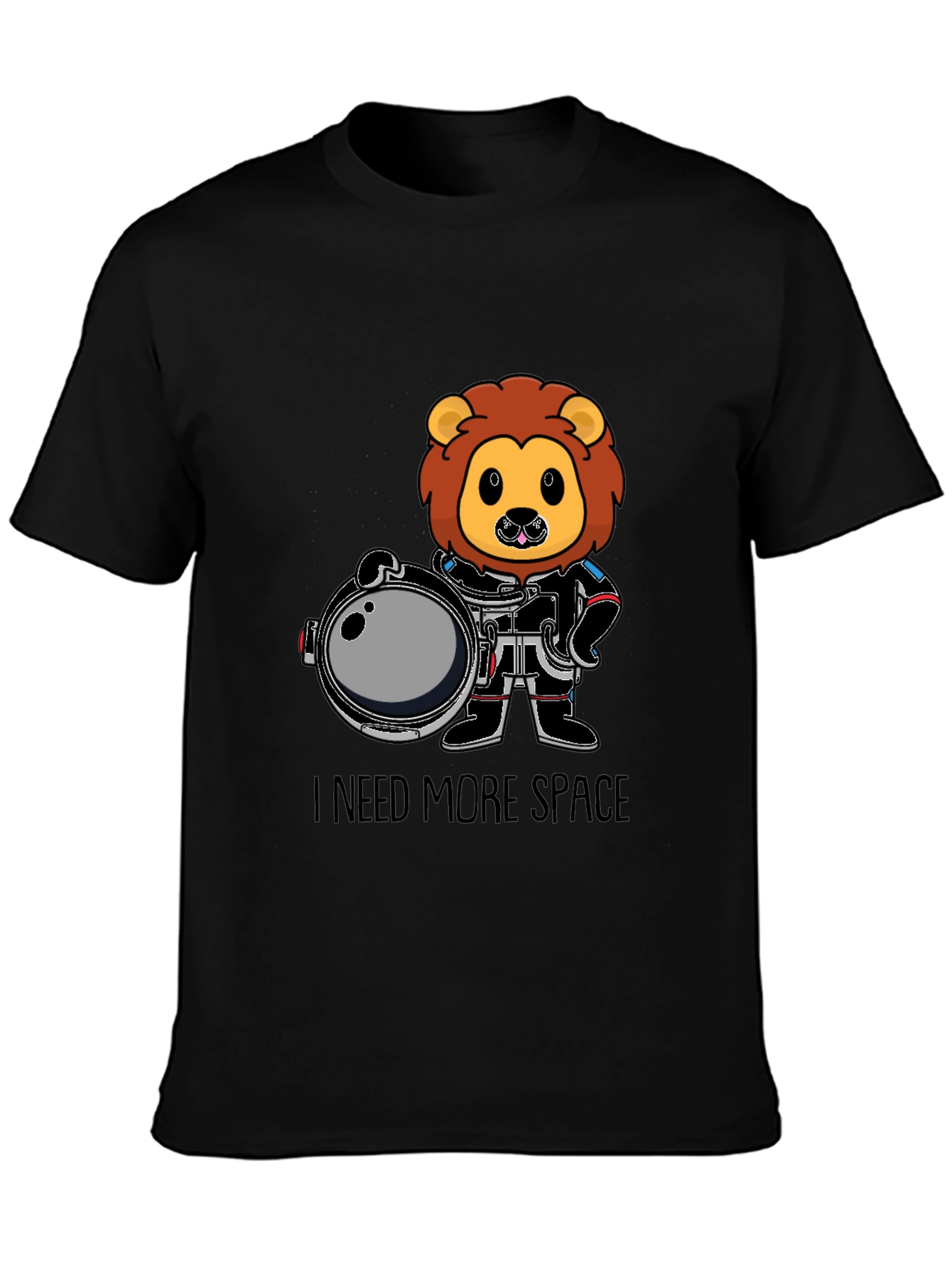 Lion Astronaut T-Shirt - I Need More Space