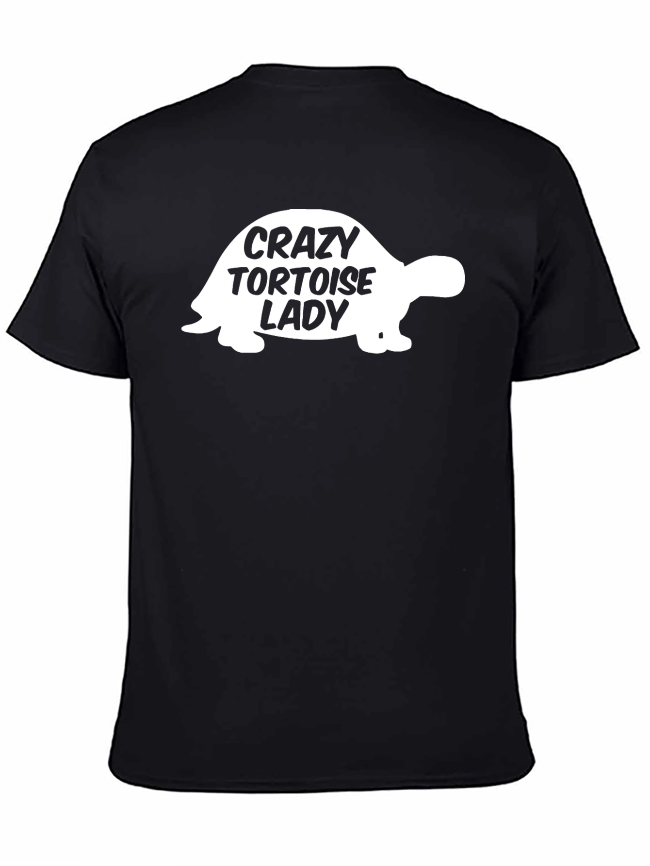 Crazy Tortoise Lady T-Shirt - Black
