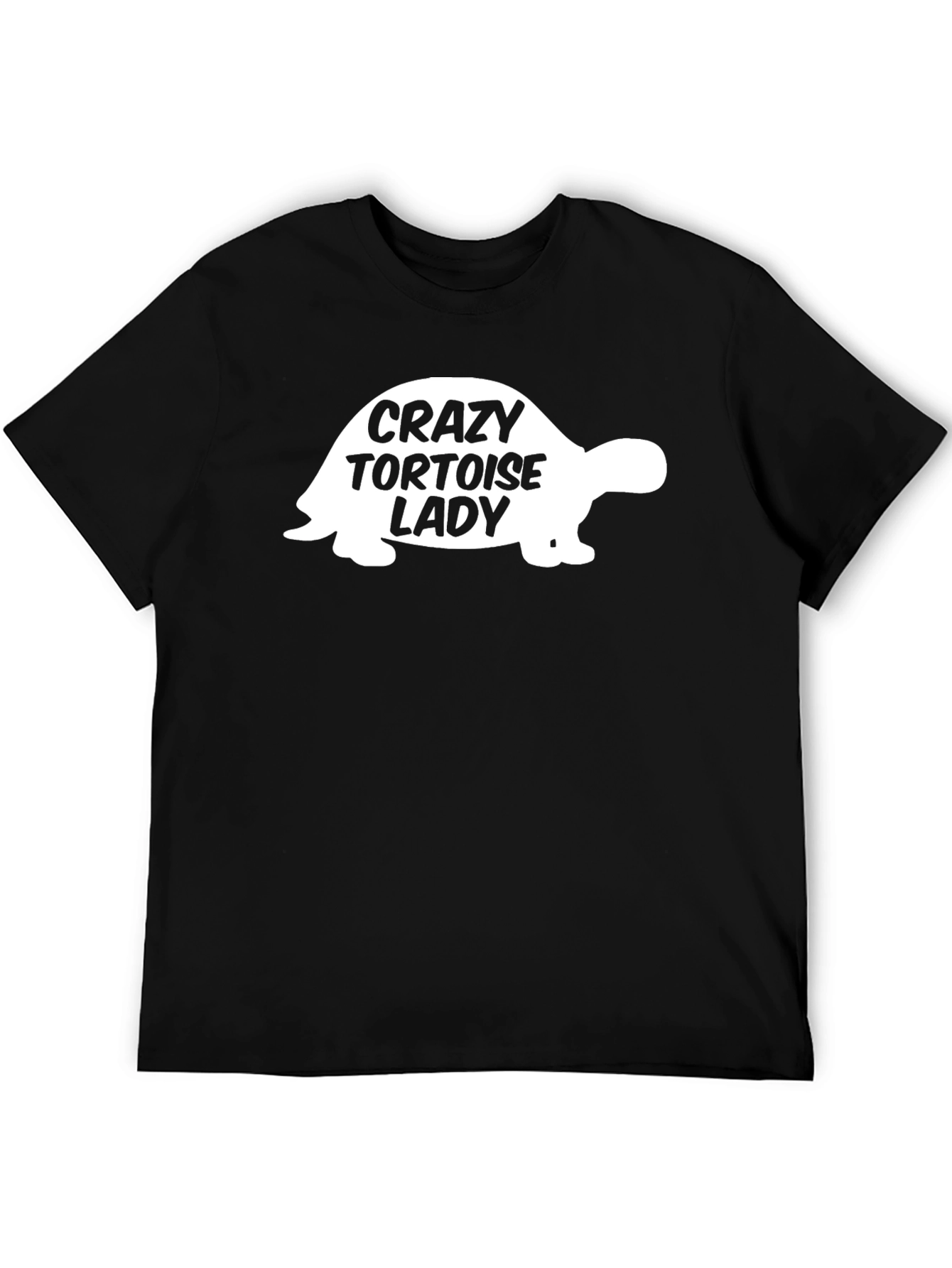 Crazy Tortoise Lady T-Shirt - Black