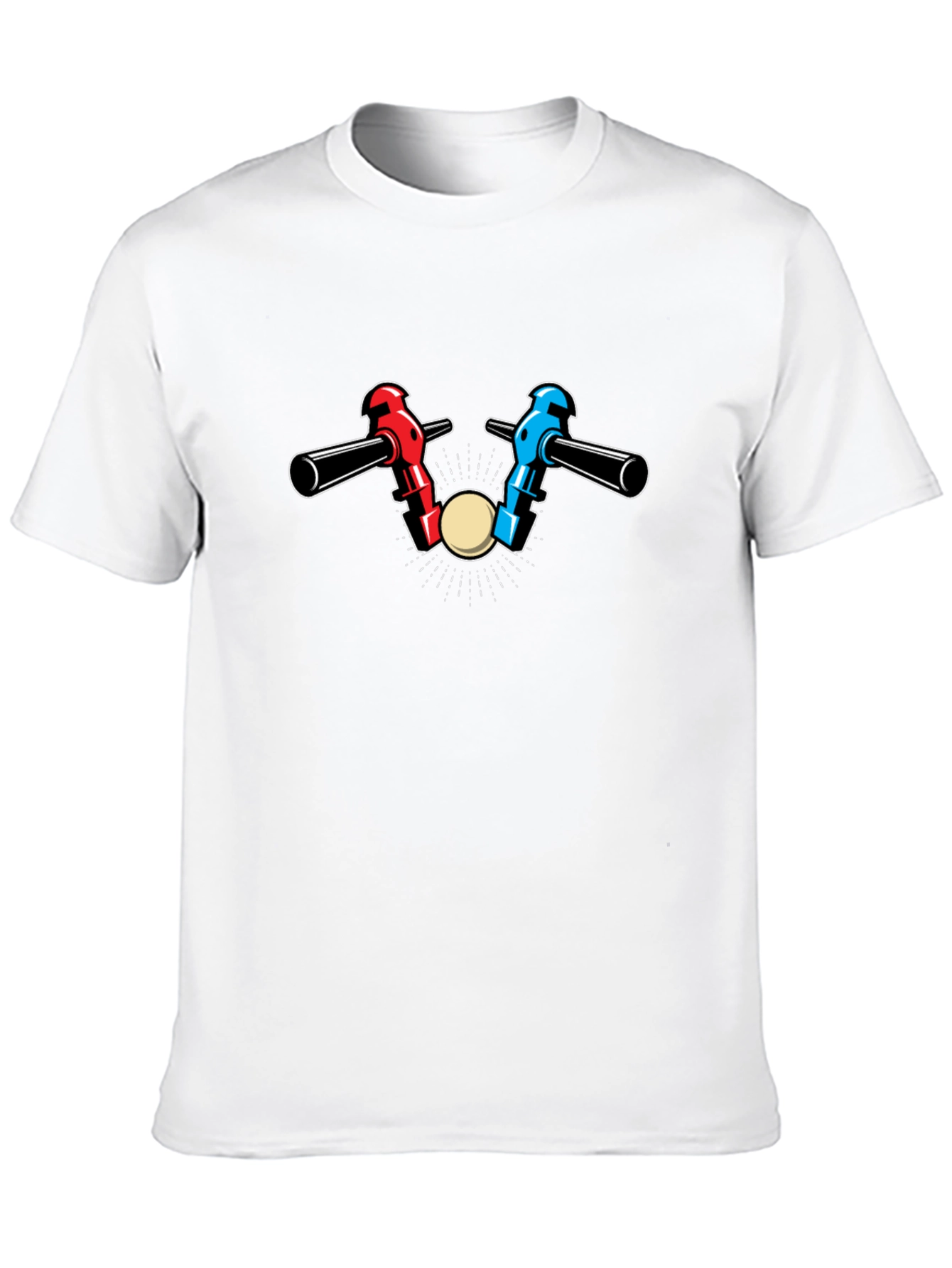 Foosball Table Game Black T-Shirt