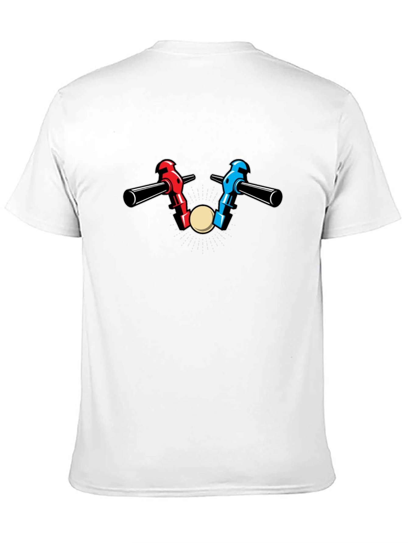 Foosball Table Game Black T-Shirt