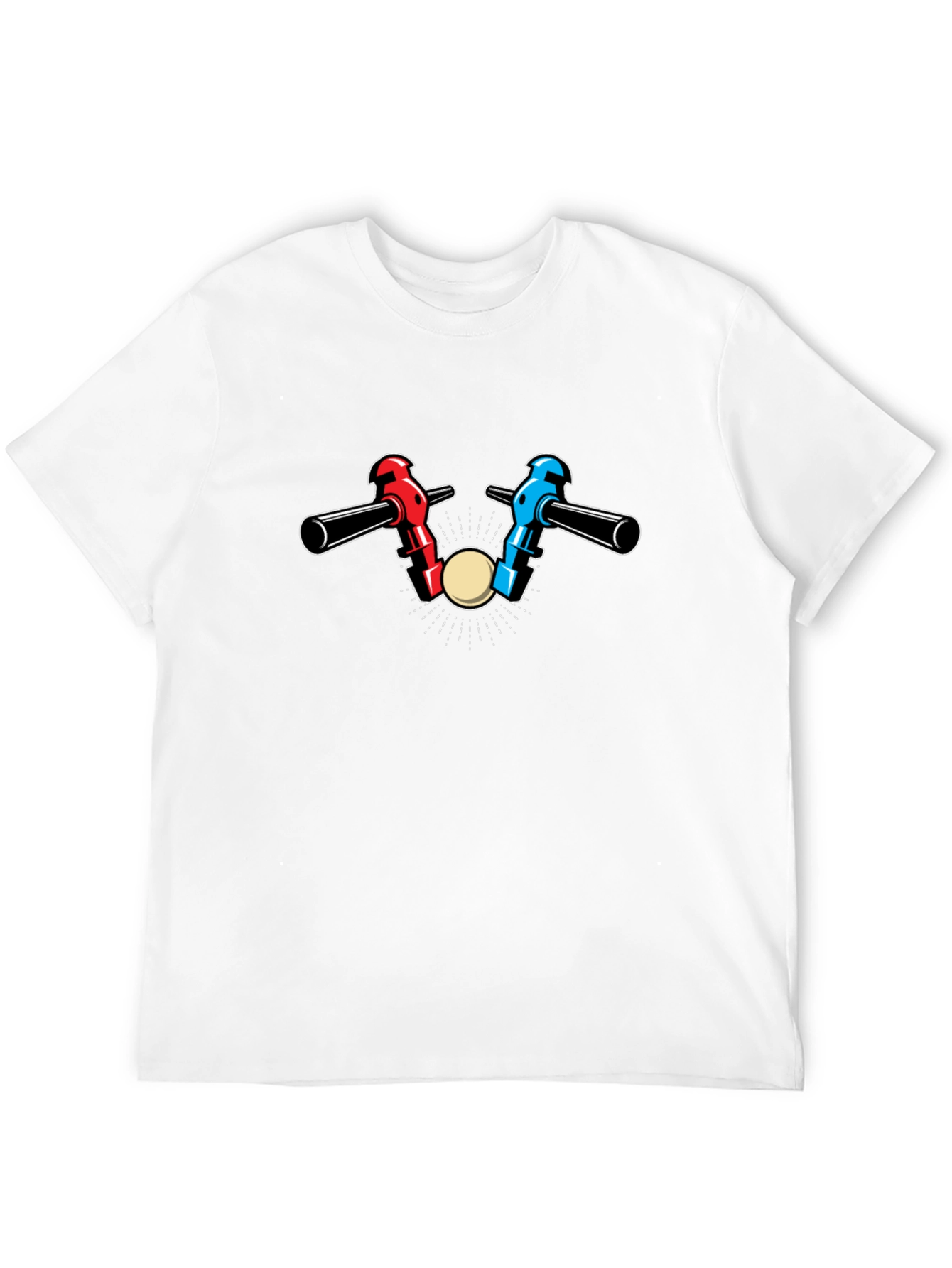 Foosball Table Game Black T-Shirt
