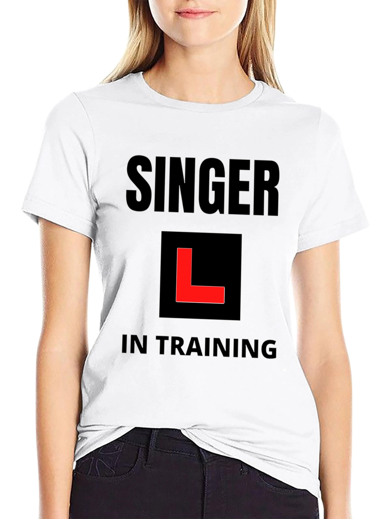 Singer in Training Black T-Shirt