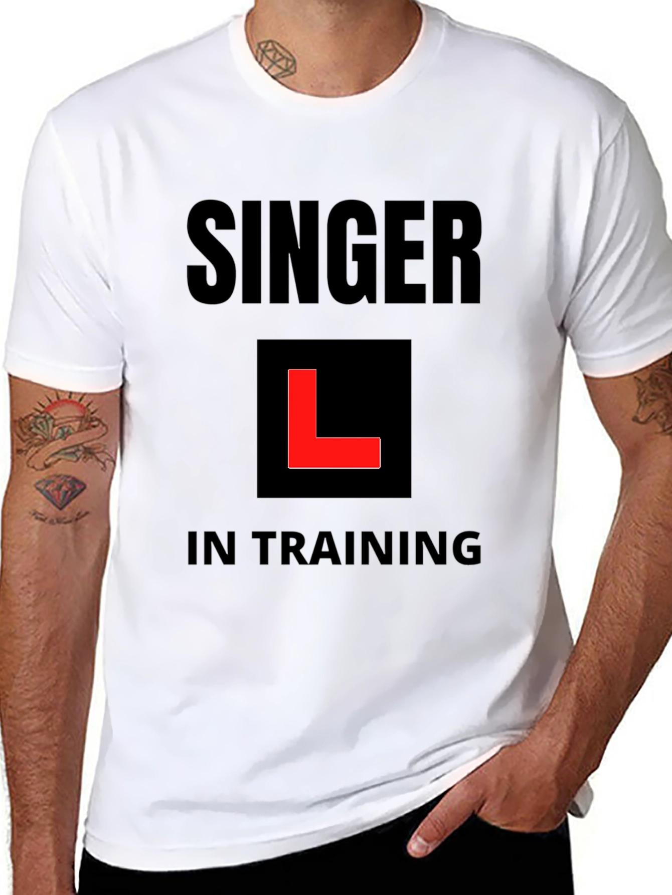 Singer in Training Black T-Shirt