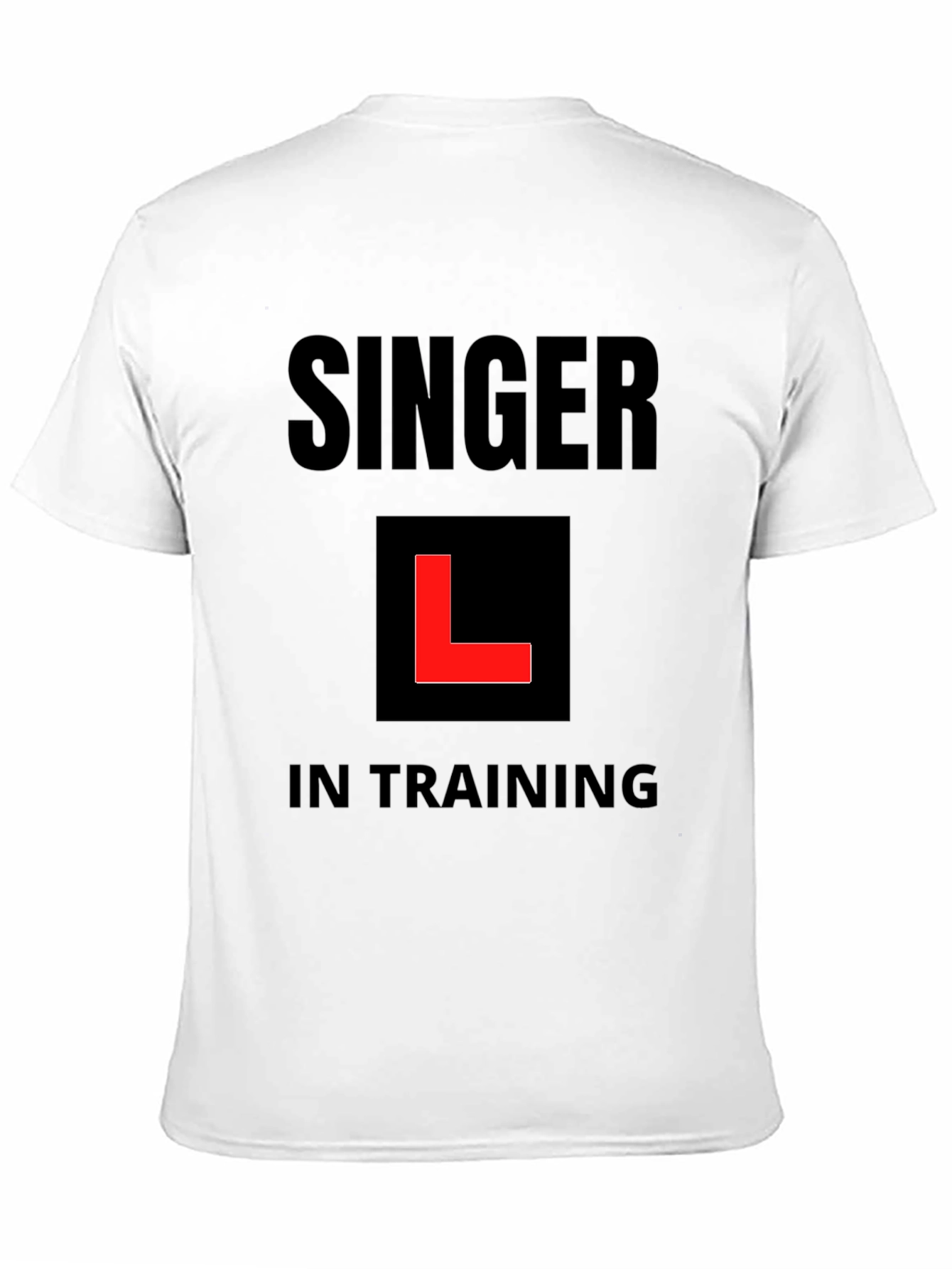 Singer in Training Black T-Shirt