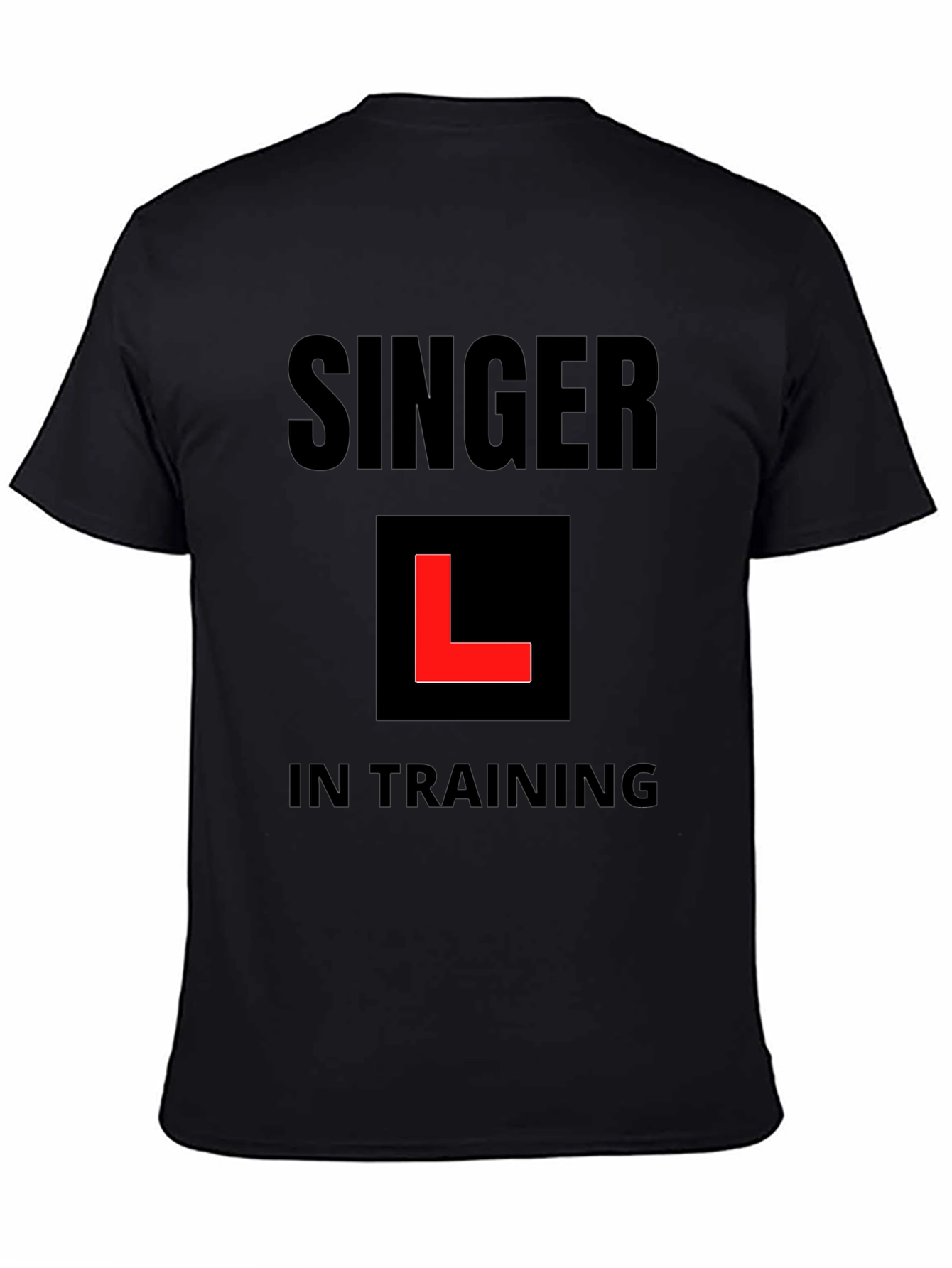 Singer in Training Black T-Shirt