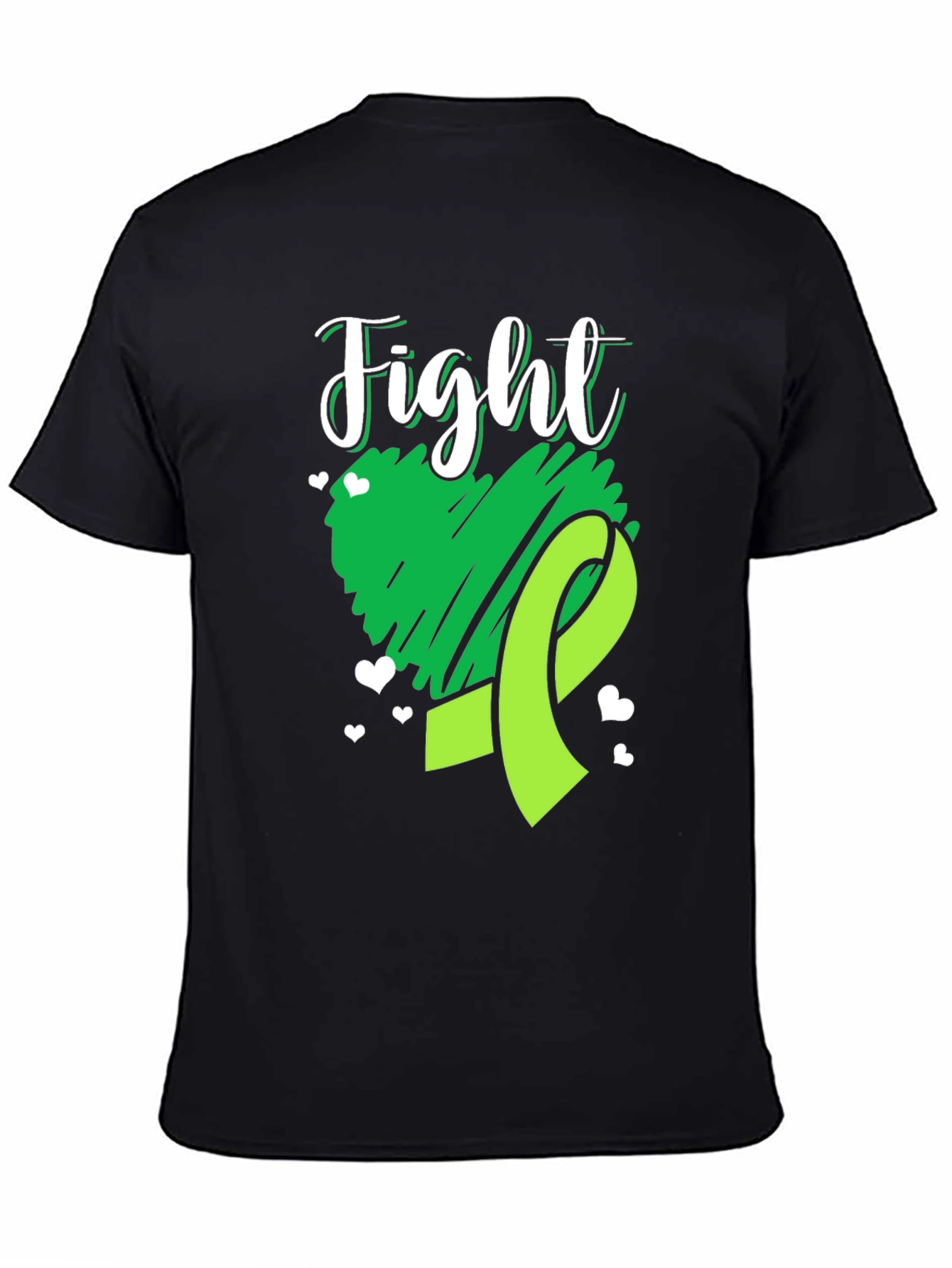 Fight Liver Cancer Awareness T-Shirt - Green Ribbon