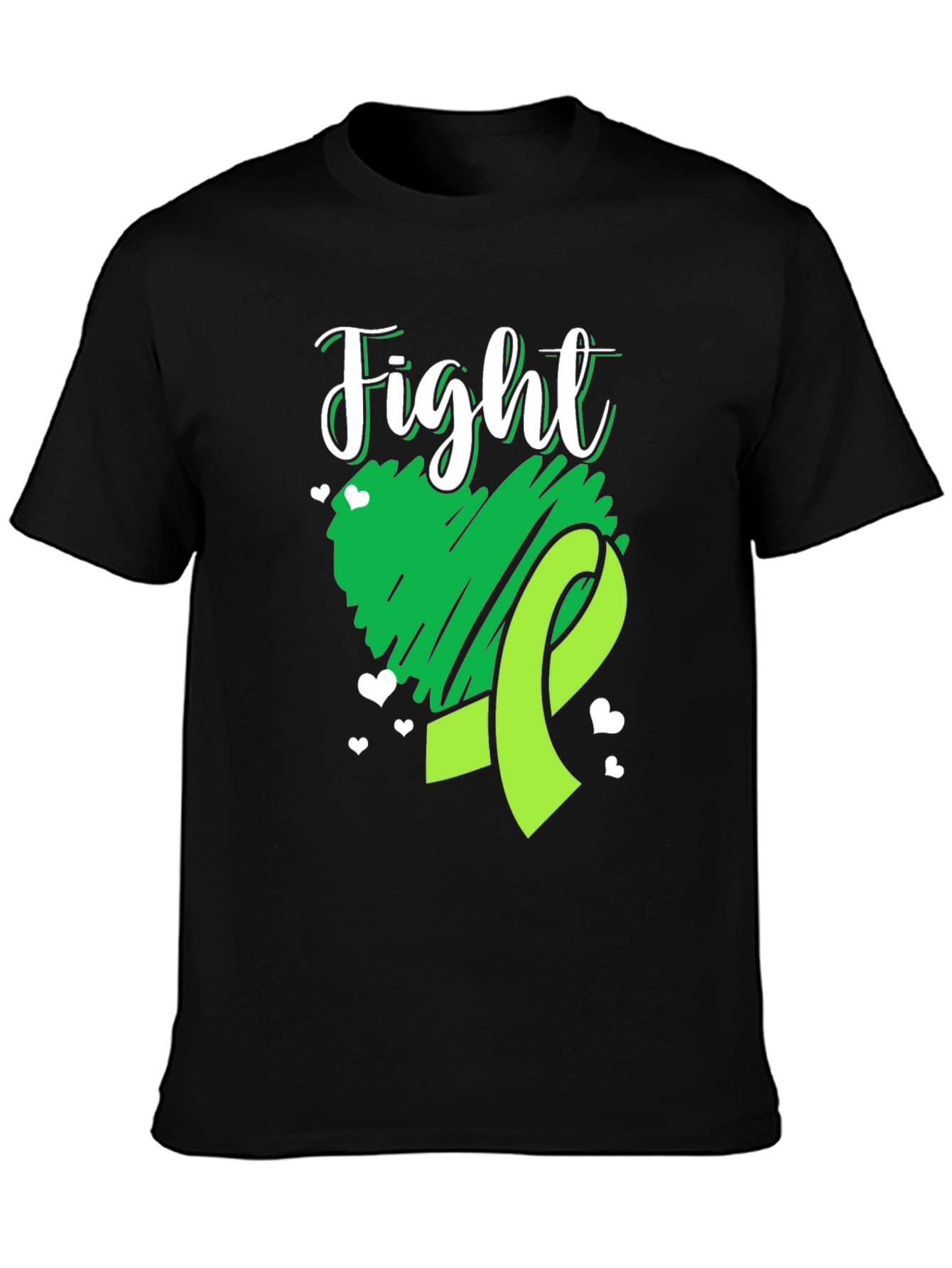 Fight Liver Cancer Awareness T-Shirt - Green Ribbon