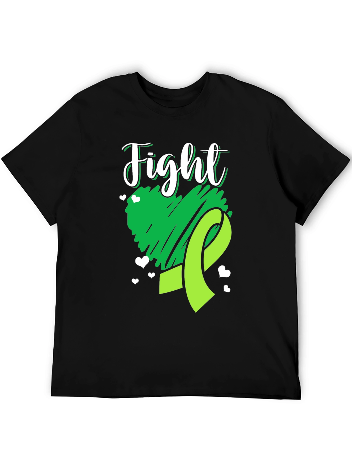 Fight Liver Cancer Awareness T-Shirt - Green Ribbon