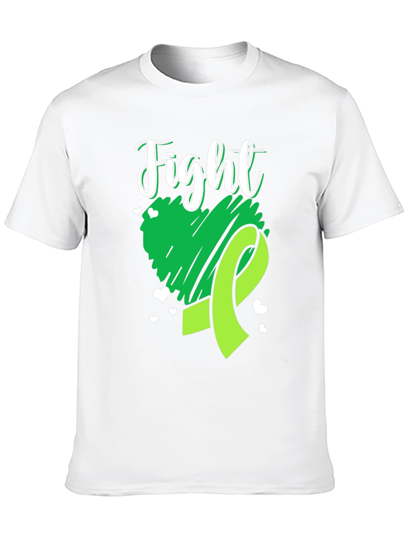 Fight Liver Cancer Awareness T-Shirt - Green Ribbon