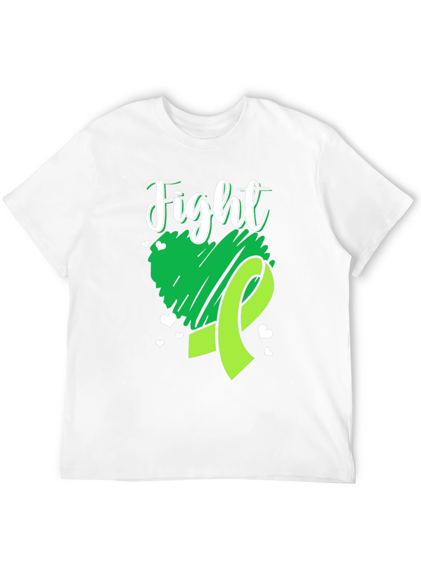 Fight Liver Cancer Awareness T-Shirt - Green Ribbon