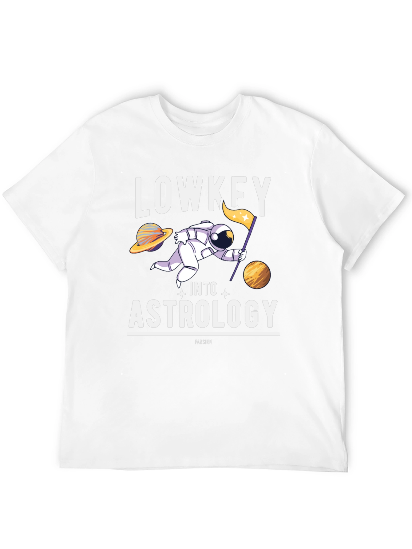Lowkey Into Astrology T-Shirt - Space Humor Tee