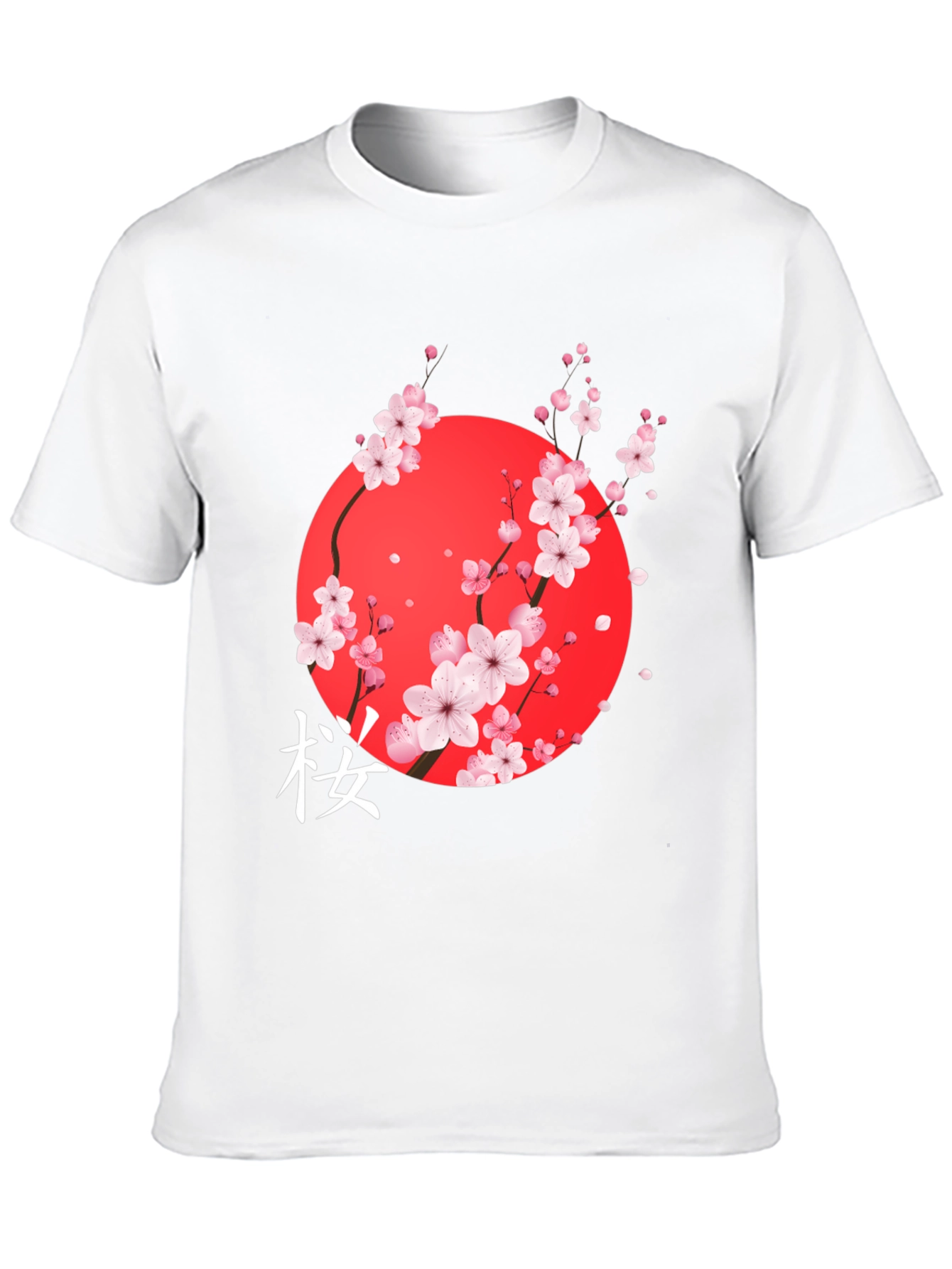 Japanese Sakura Blossom Graphic T-Shirt