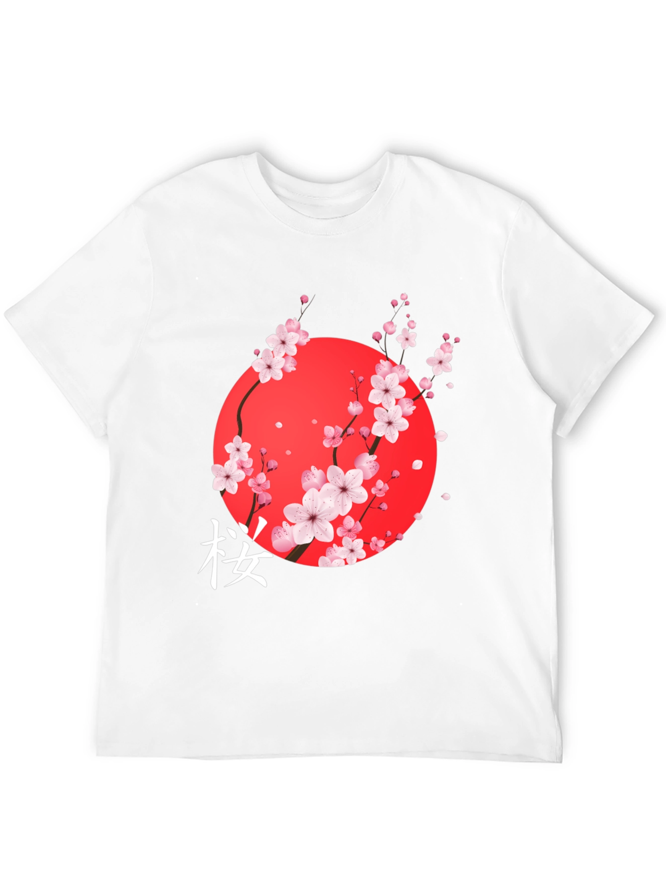Japanese Sakura Blossom Graphic T-Shirt