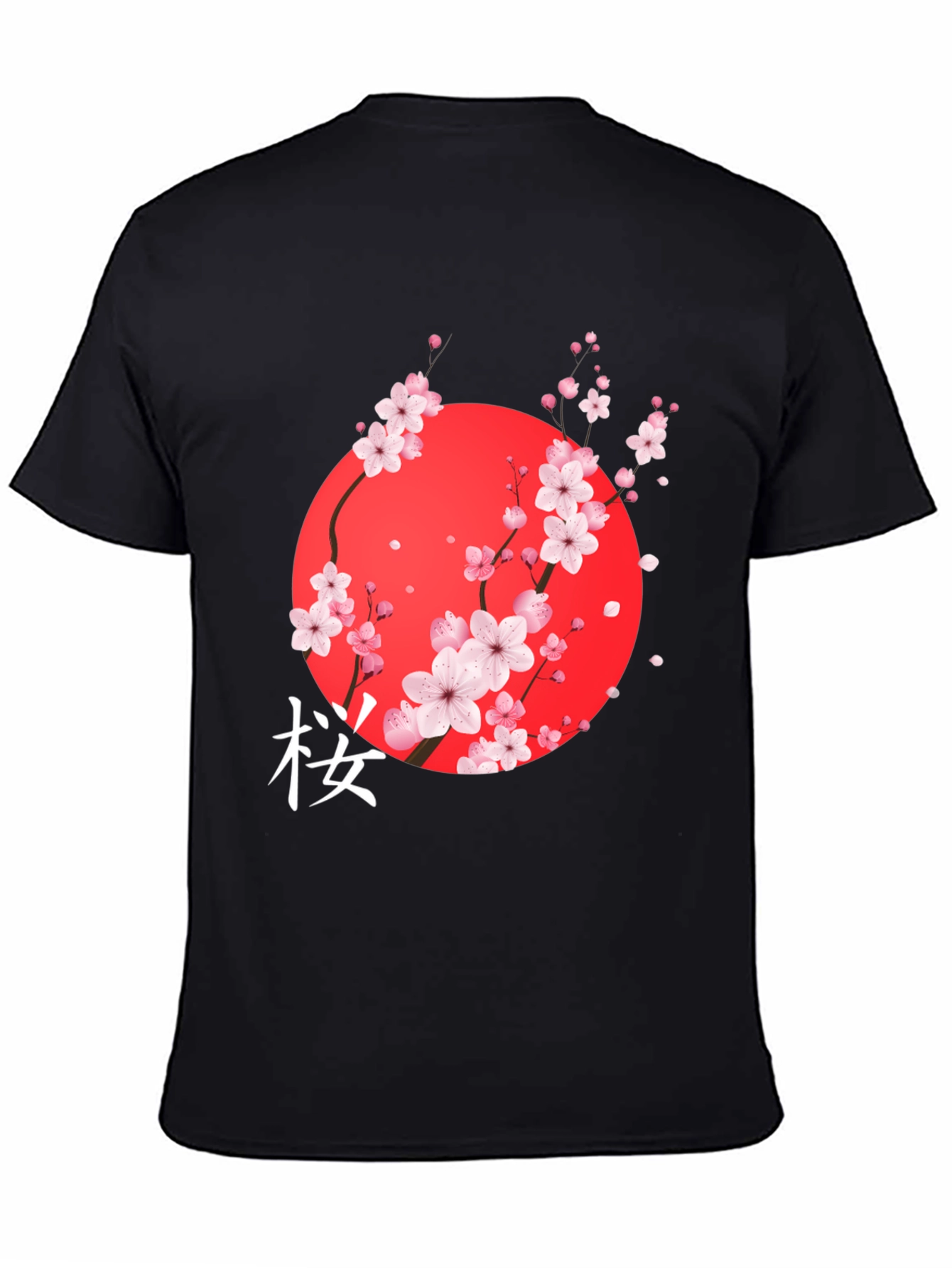 Japanese Sakura Blossom Graphic T-Shirt