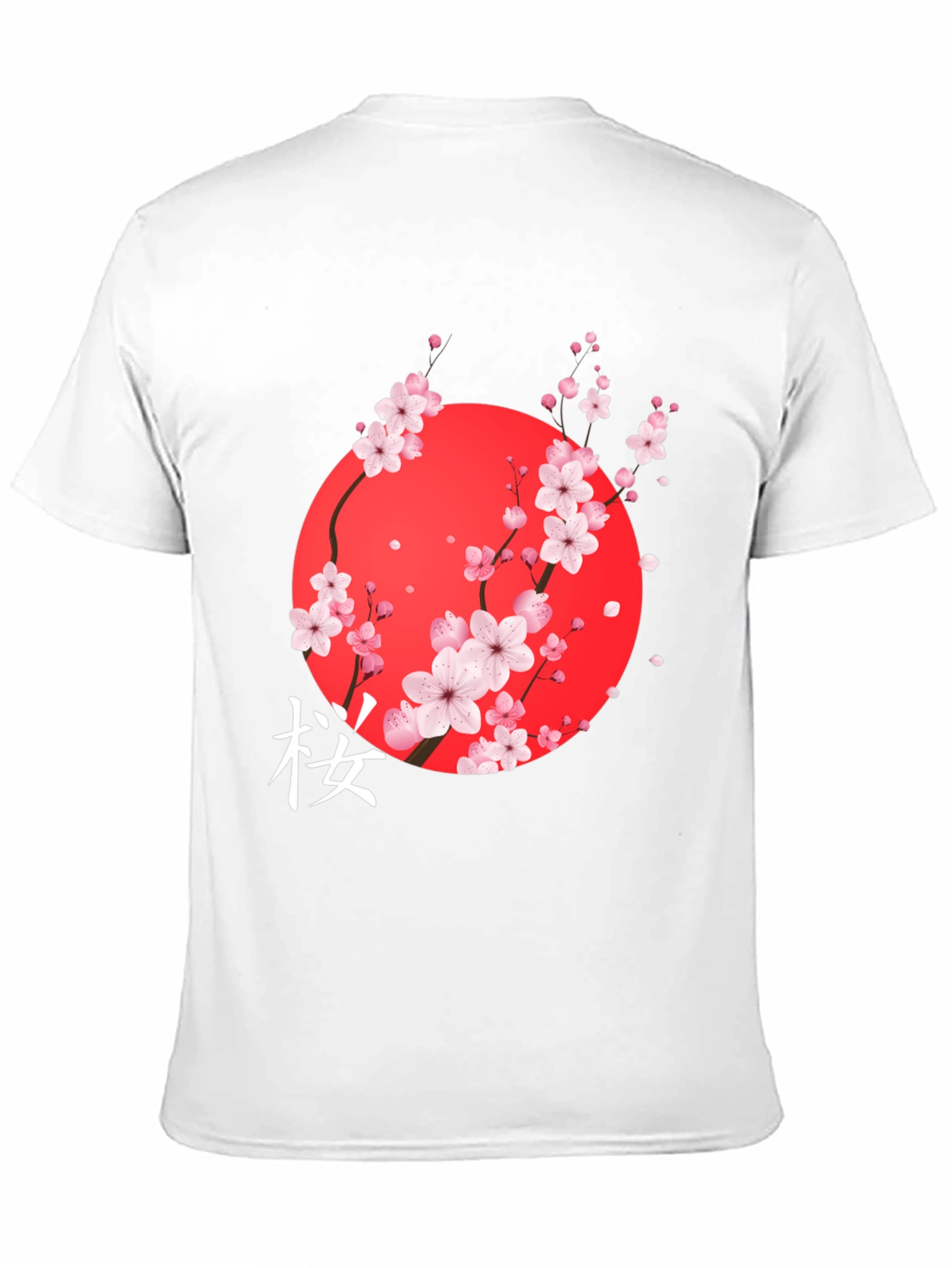 Japanese Sakura Blossom Graphic T-Shirt