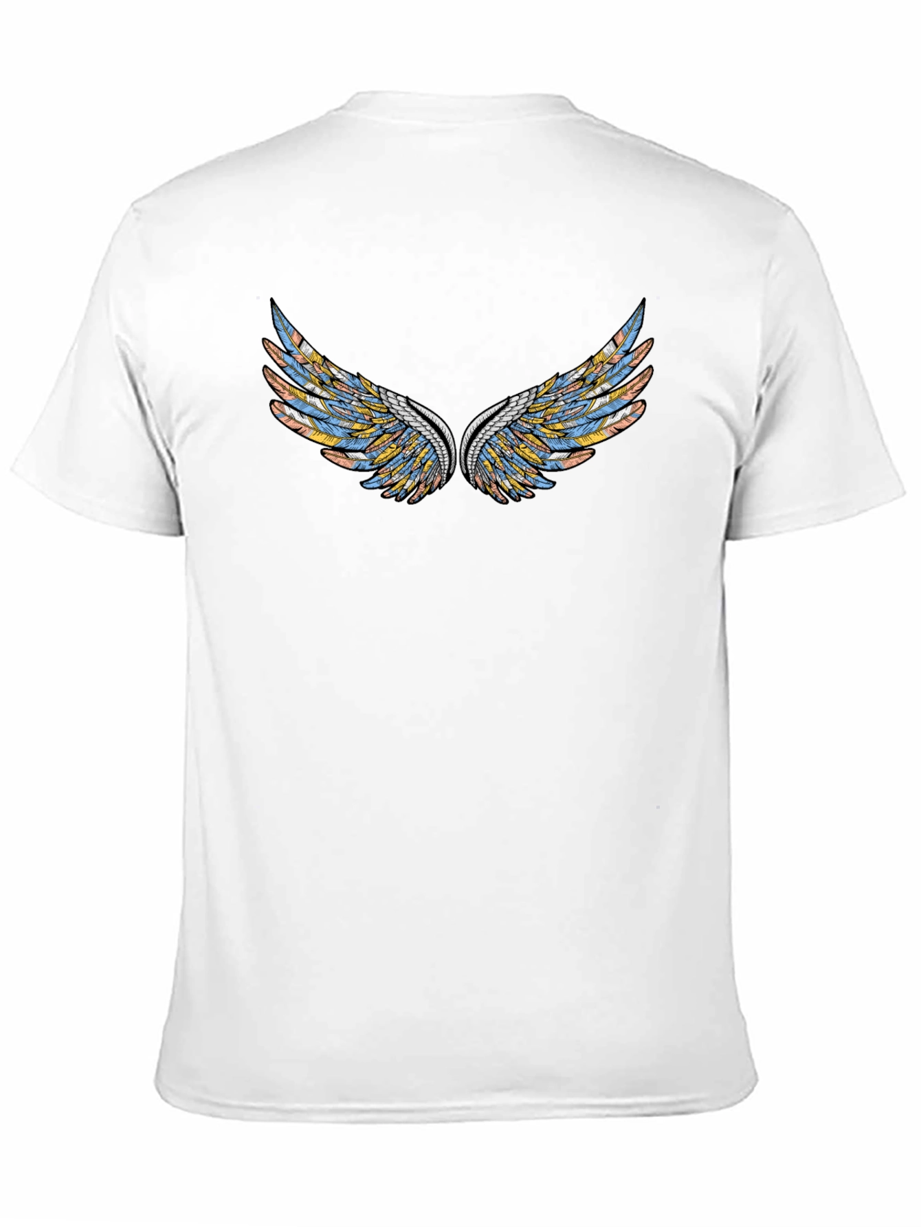 Wings Graphic Black T-Shirt